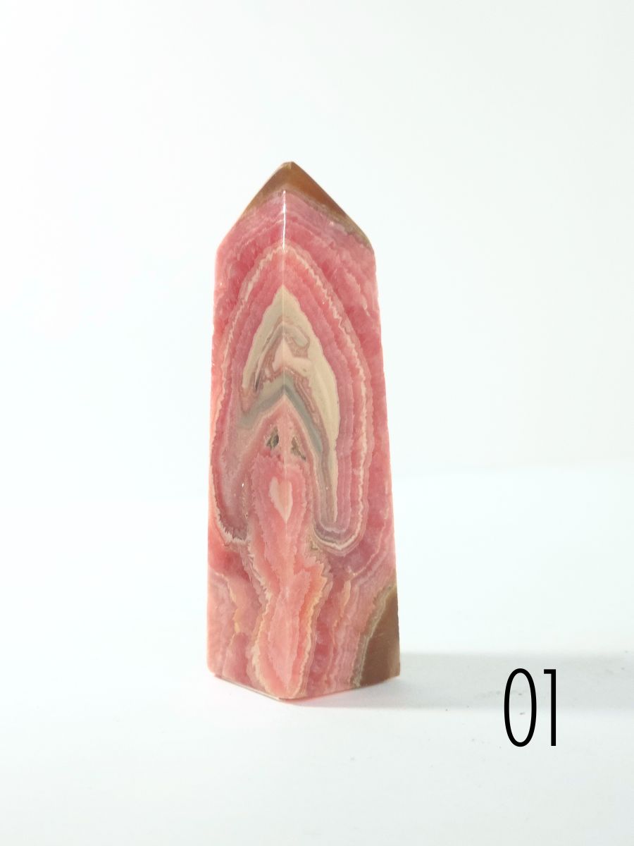 Rhodochrosite mini towers for Healing, Comfort, Harmony, Compassion and Self-love