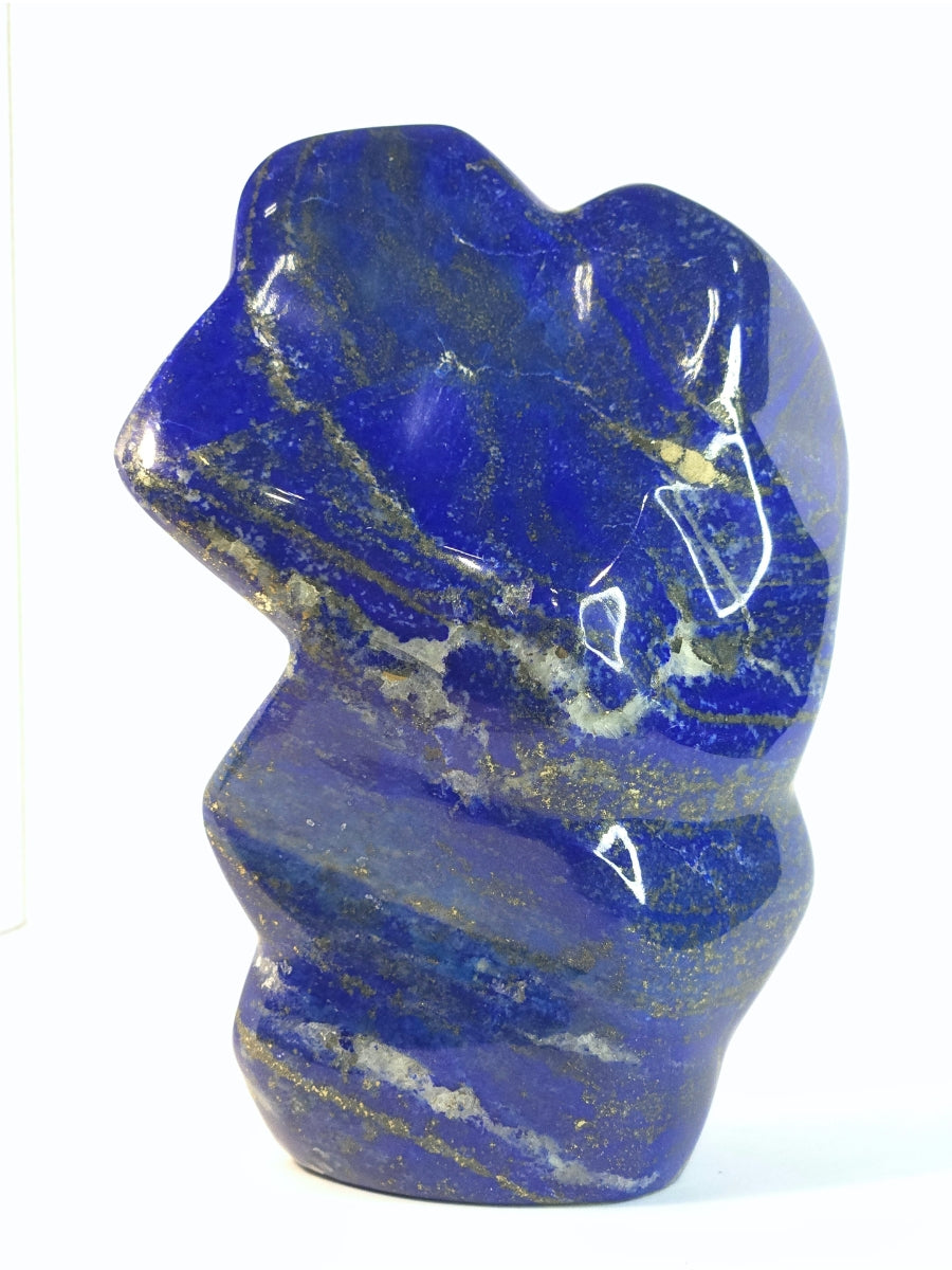 Lapis Lazuli Carved Crystal Freeform Sculpture