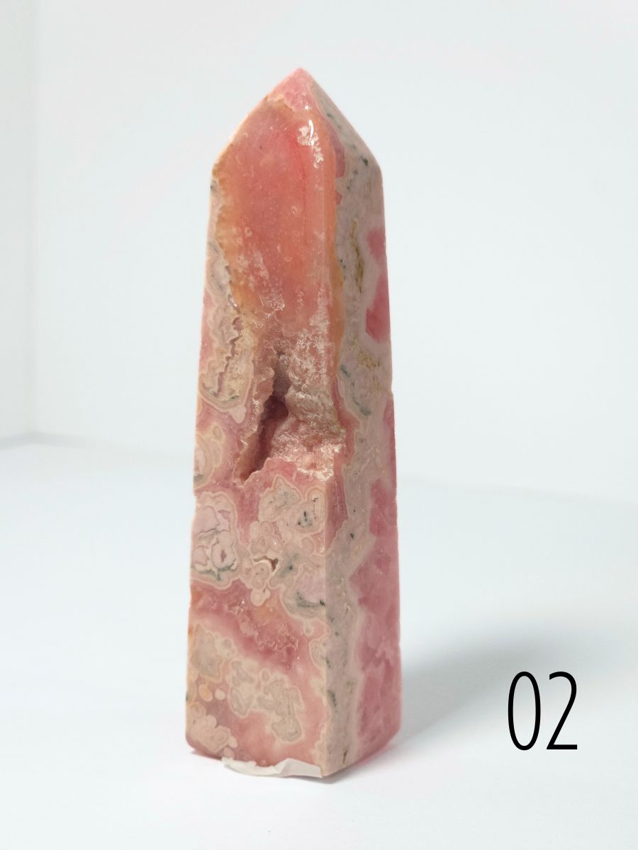 Rhodochrosite mini towers for Healing, Comfort, Harmony, Compassion and Self-love