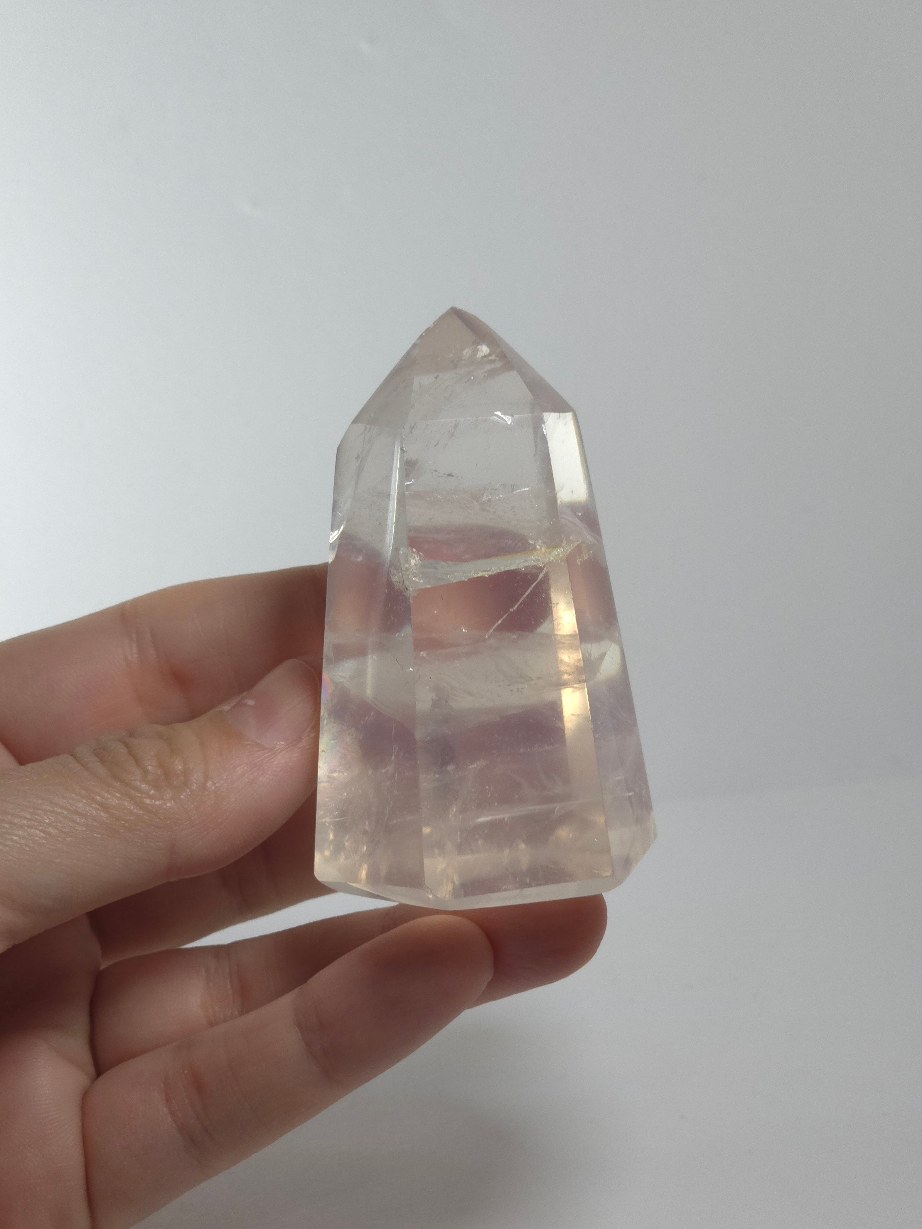 Radiant White Moon Quartz Points - Healing Crystal from Madagascar