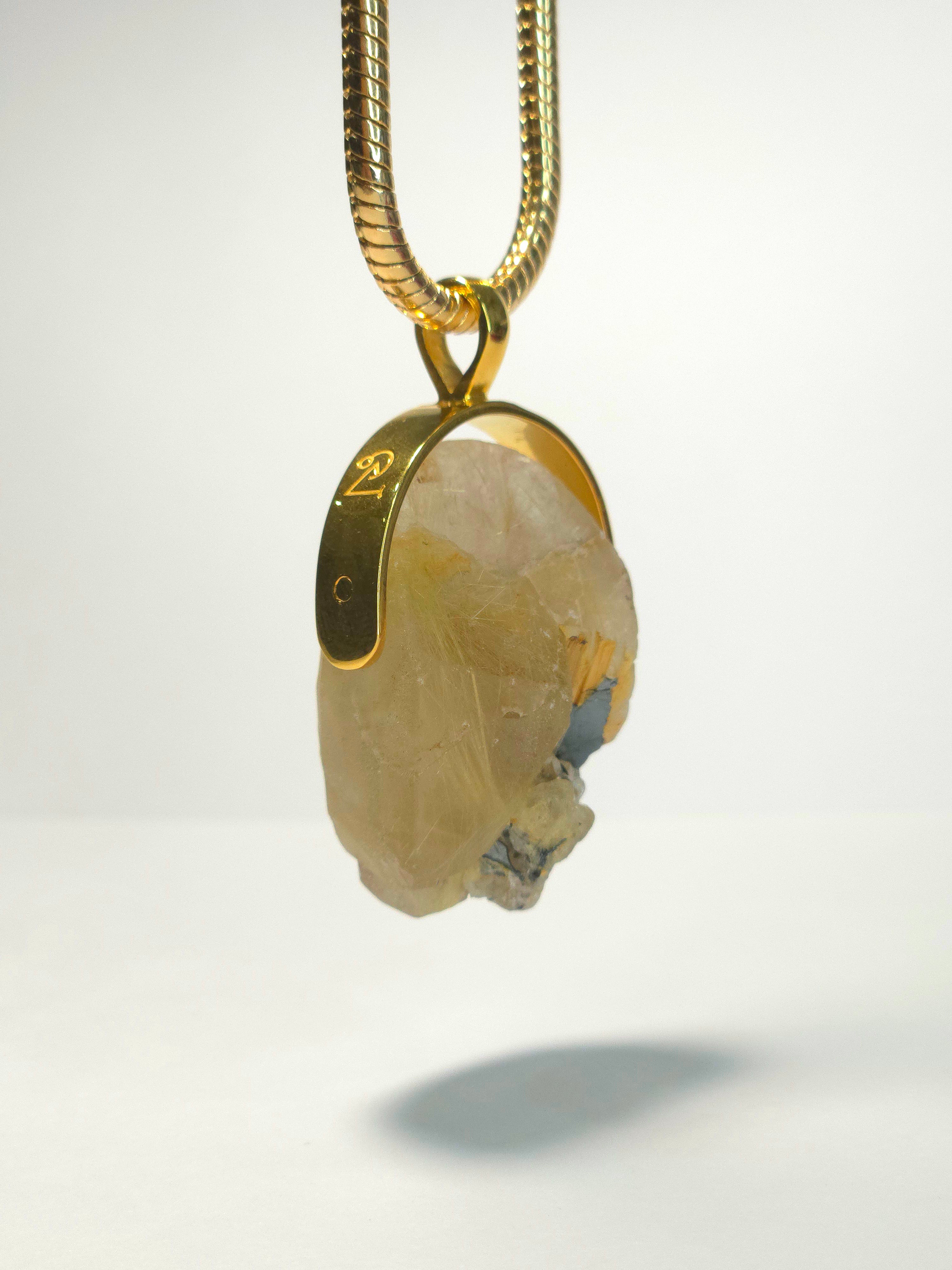 Khemia Legacy Beacons Of Light Collection - Golden Rutile Quartz (Gold)