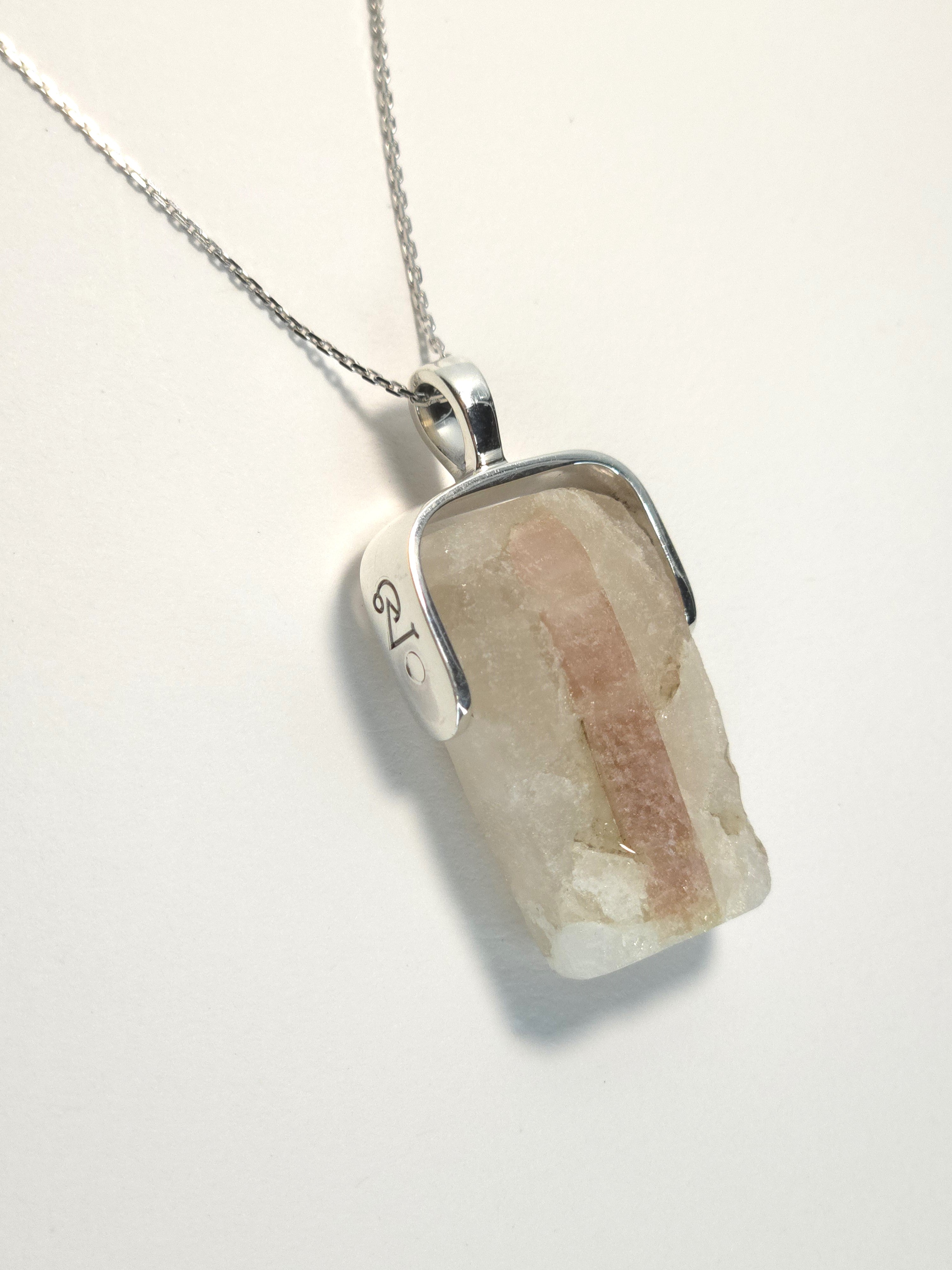 Khemia Legacy Beacons Of Light Collection - Pink Tourmaline in Quartz (Silver)