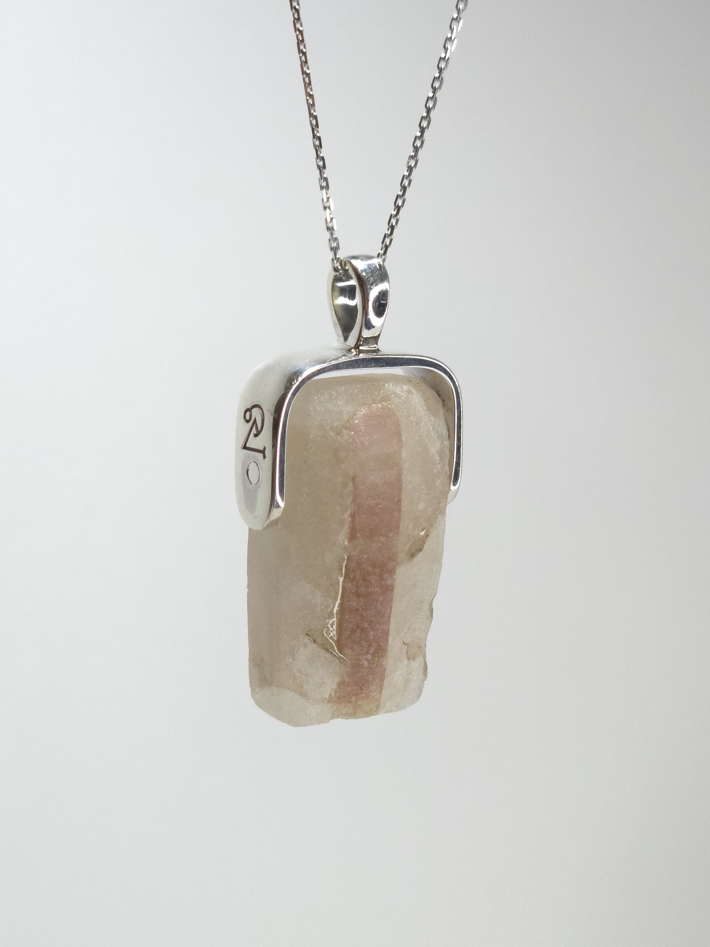 Khemia Legacy Beacons Of Light Collection - Pink Tourmaline in Quartz (Silver)