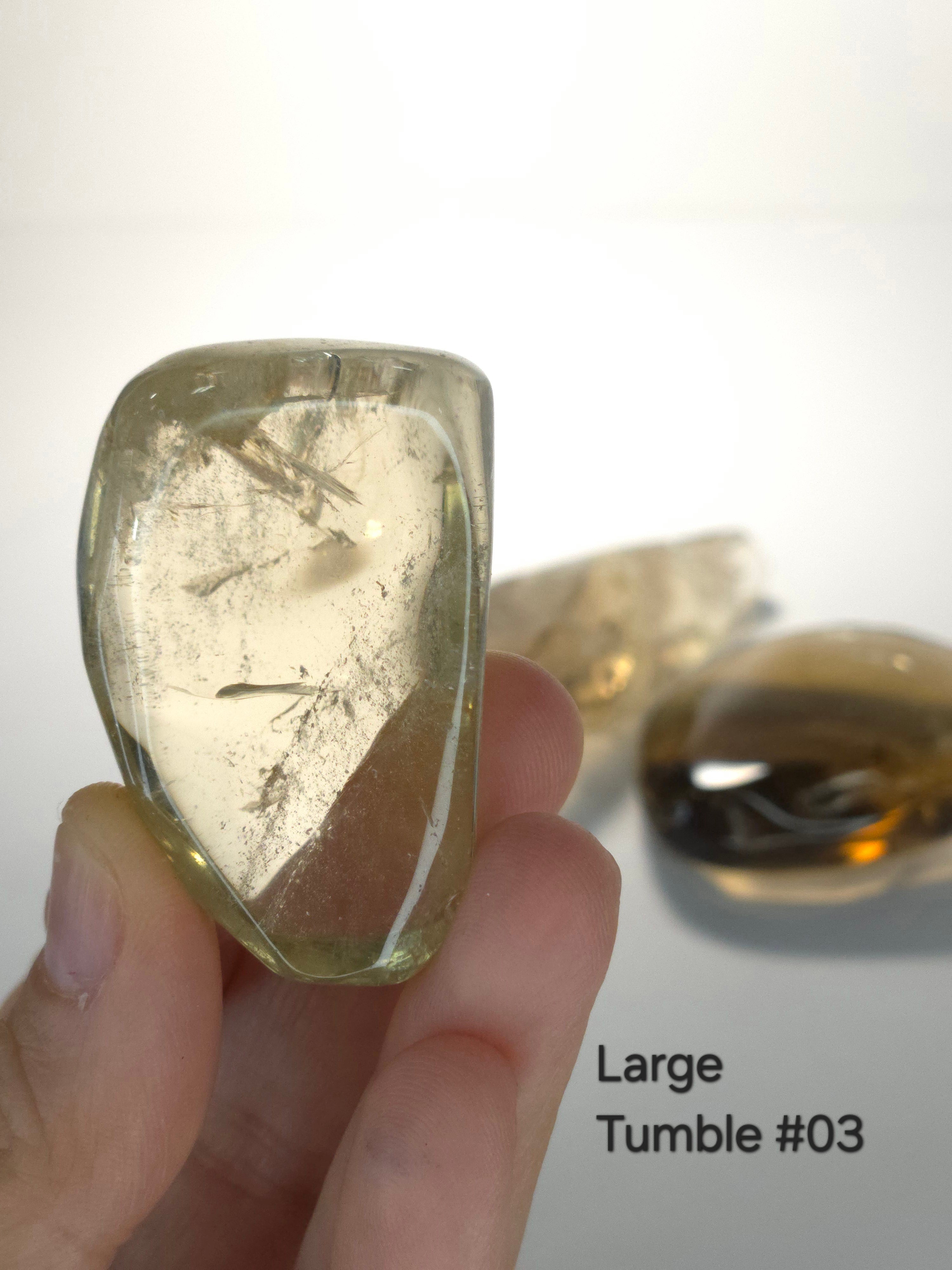 Citrine Tumbles For Joy, Drive and Abundance