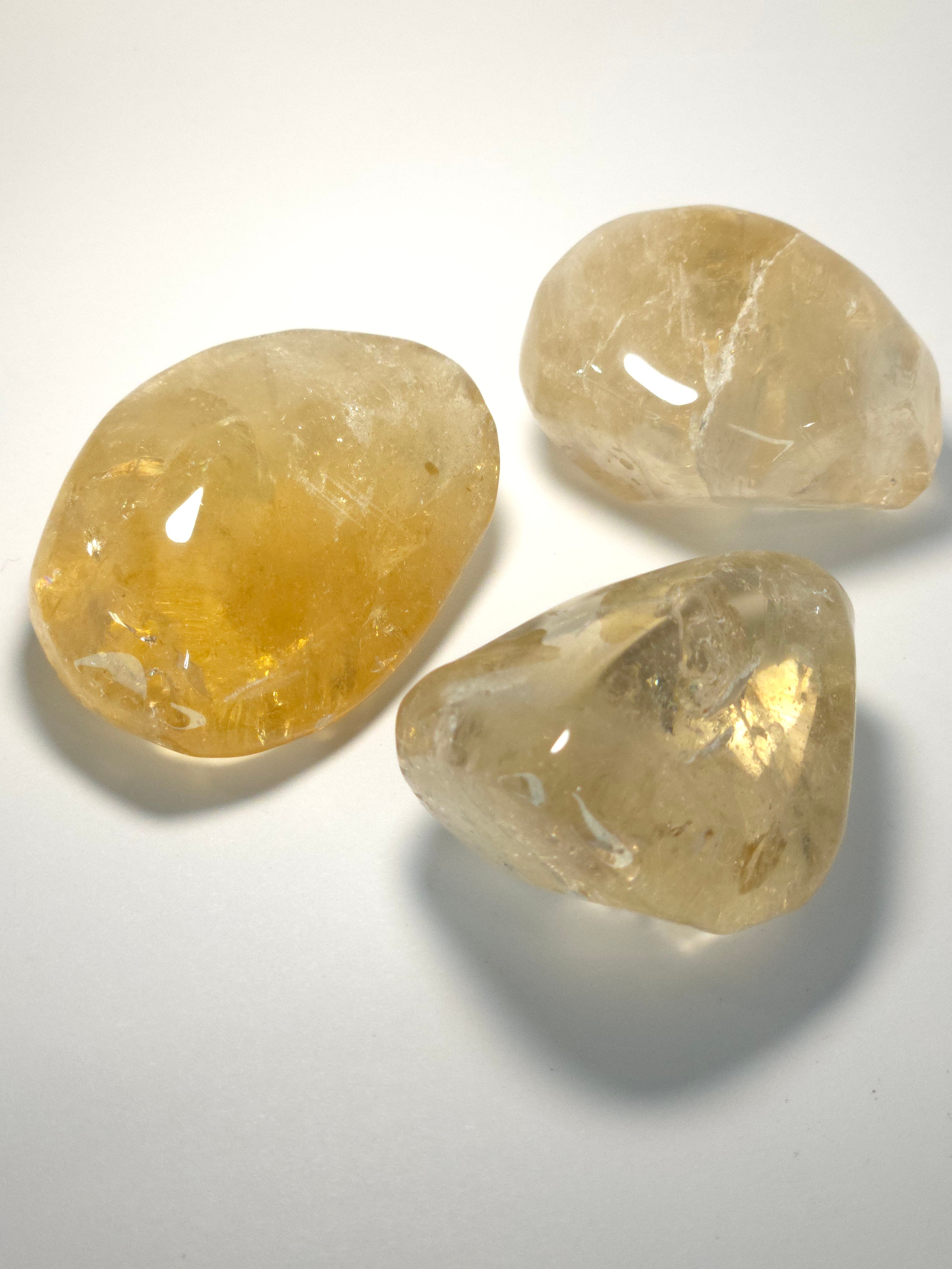 Citrine Tumbles For Joy, Drive and Abundance