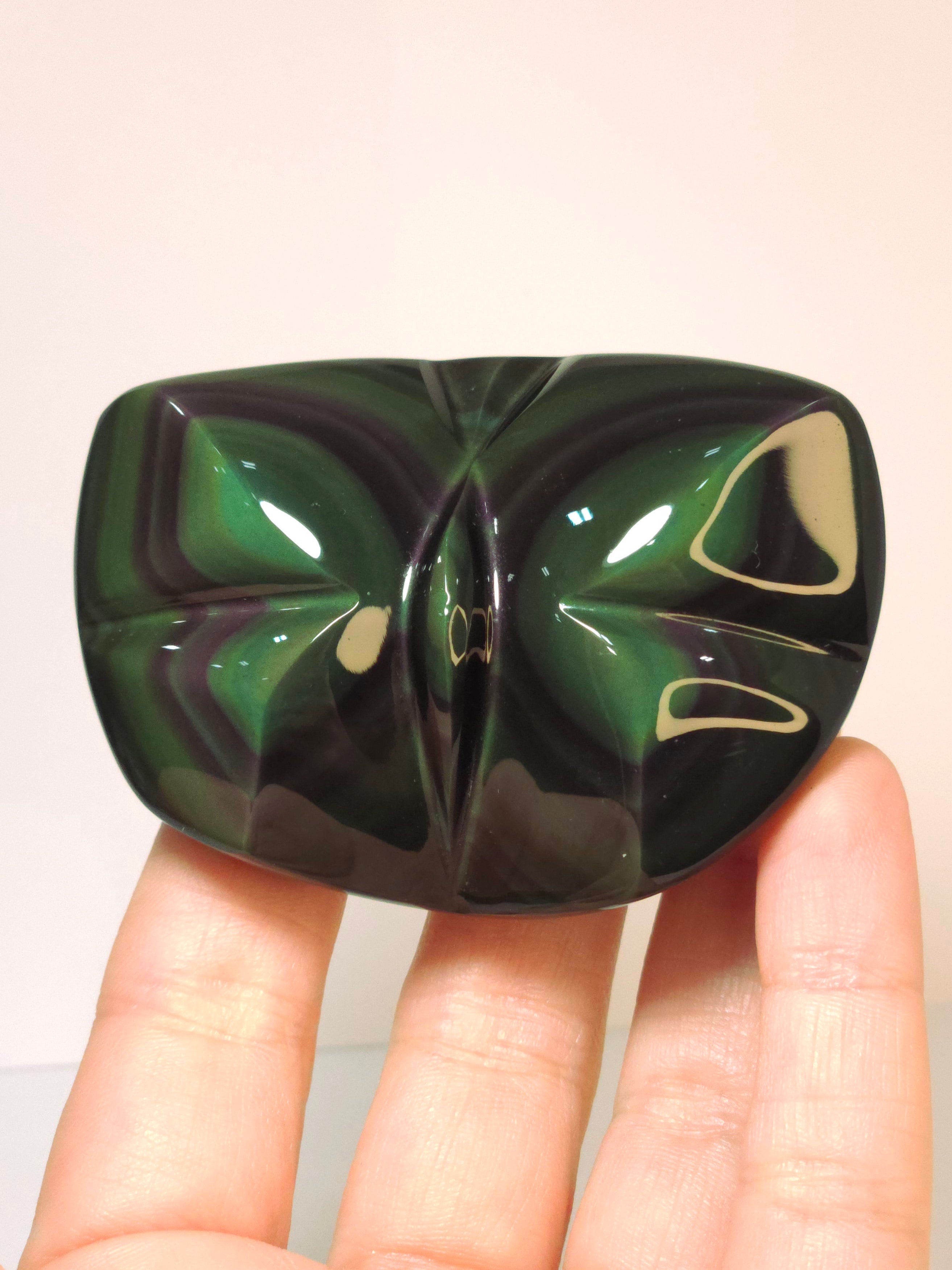 Obsidian Polished Shapes for Trauma Healing, Shadow Work and Protection