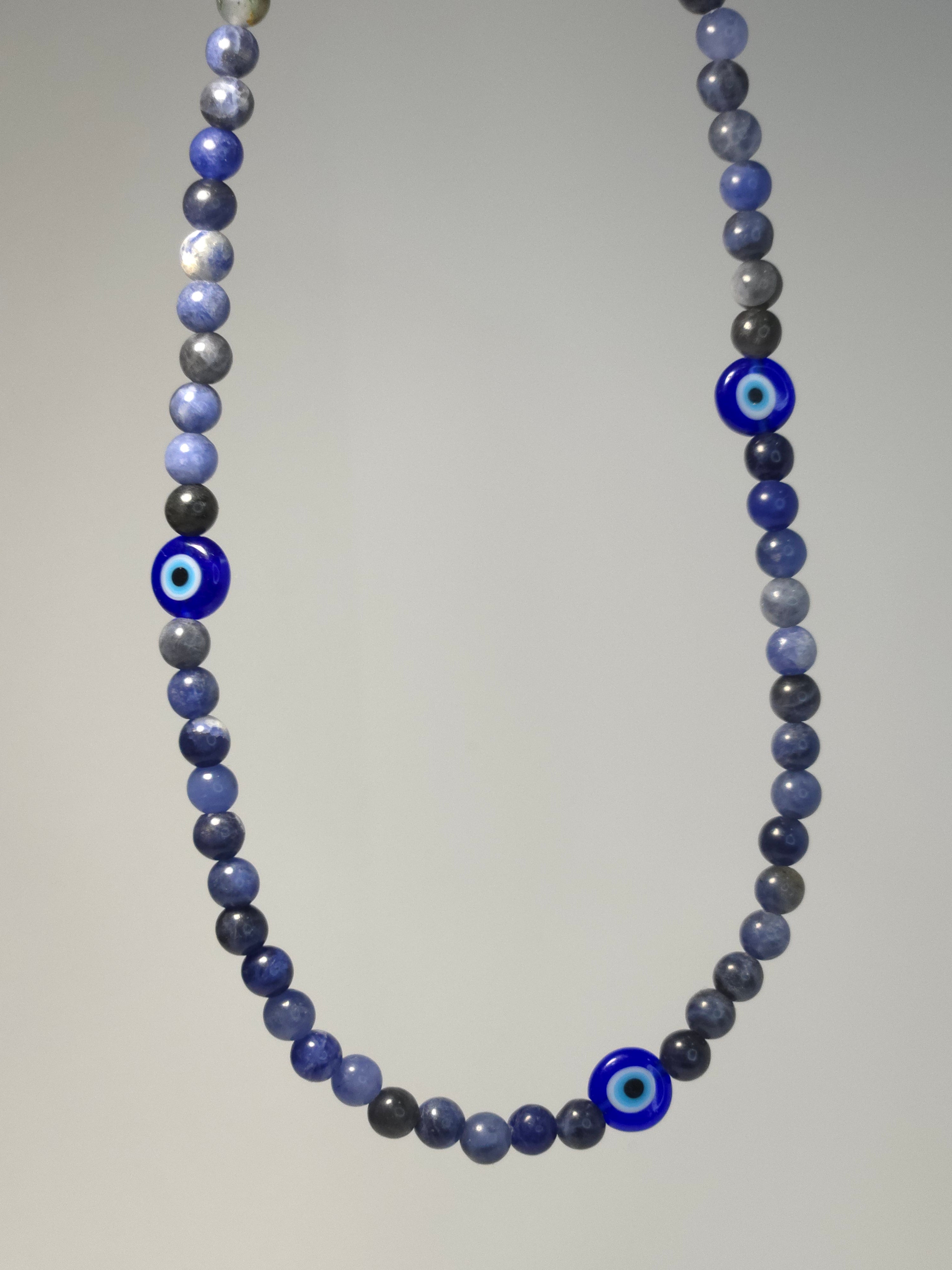 Evil Eye Chokers with Crystal Beads: Sacred Protection and Energy