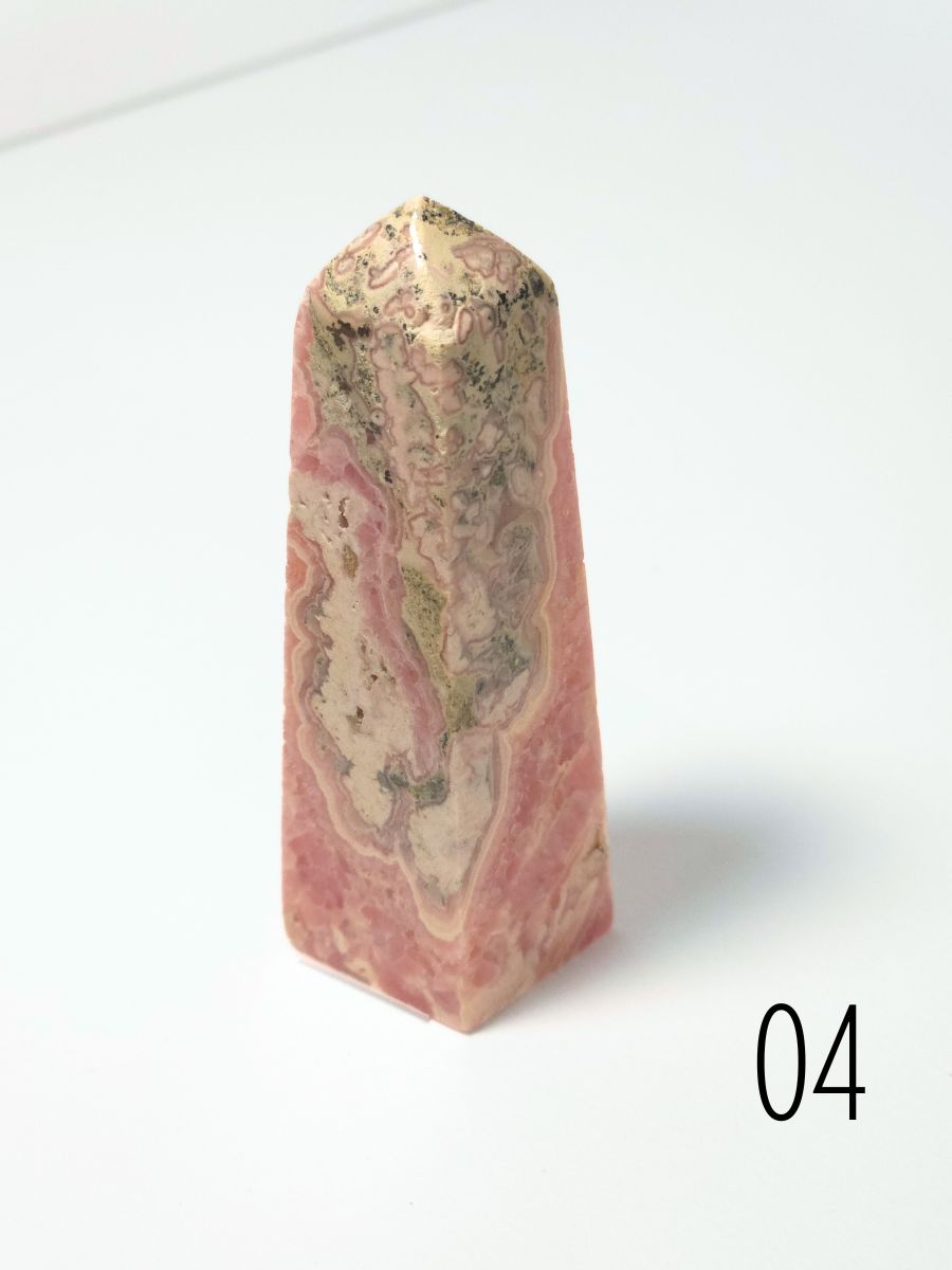 Rhodochrosite mini towers for Healing, Comfort, Harmony, Compassion and Self-love