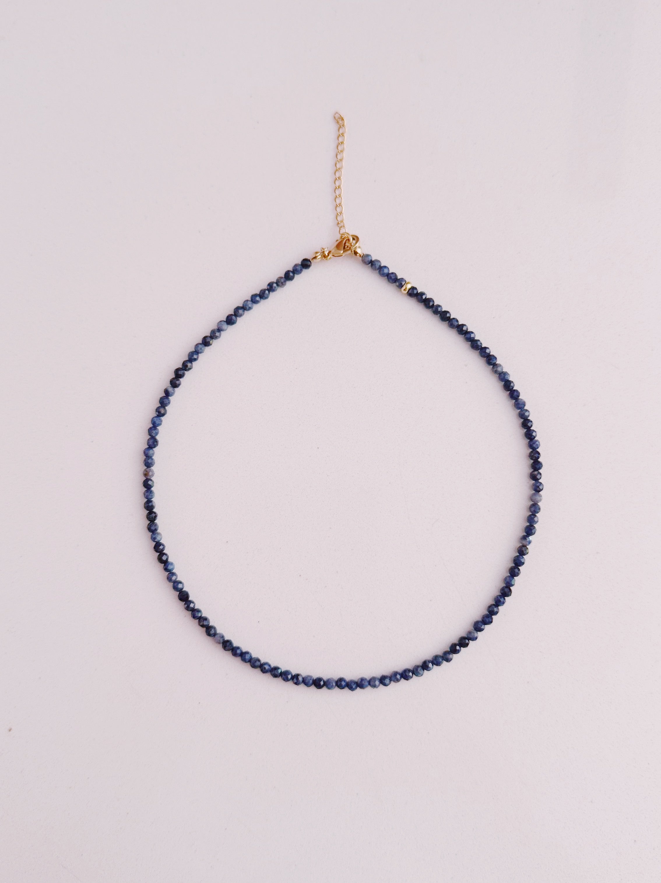 Khemia Legacy - Blue Saphire Birthstone Choker (Virgo)