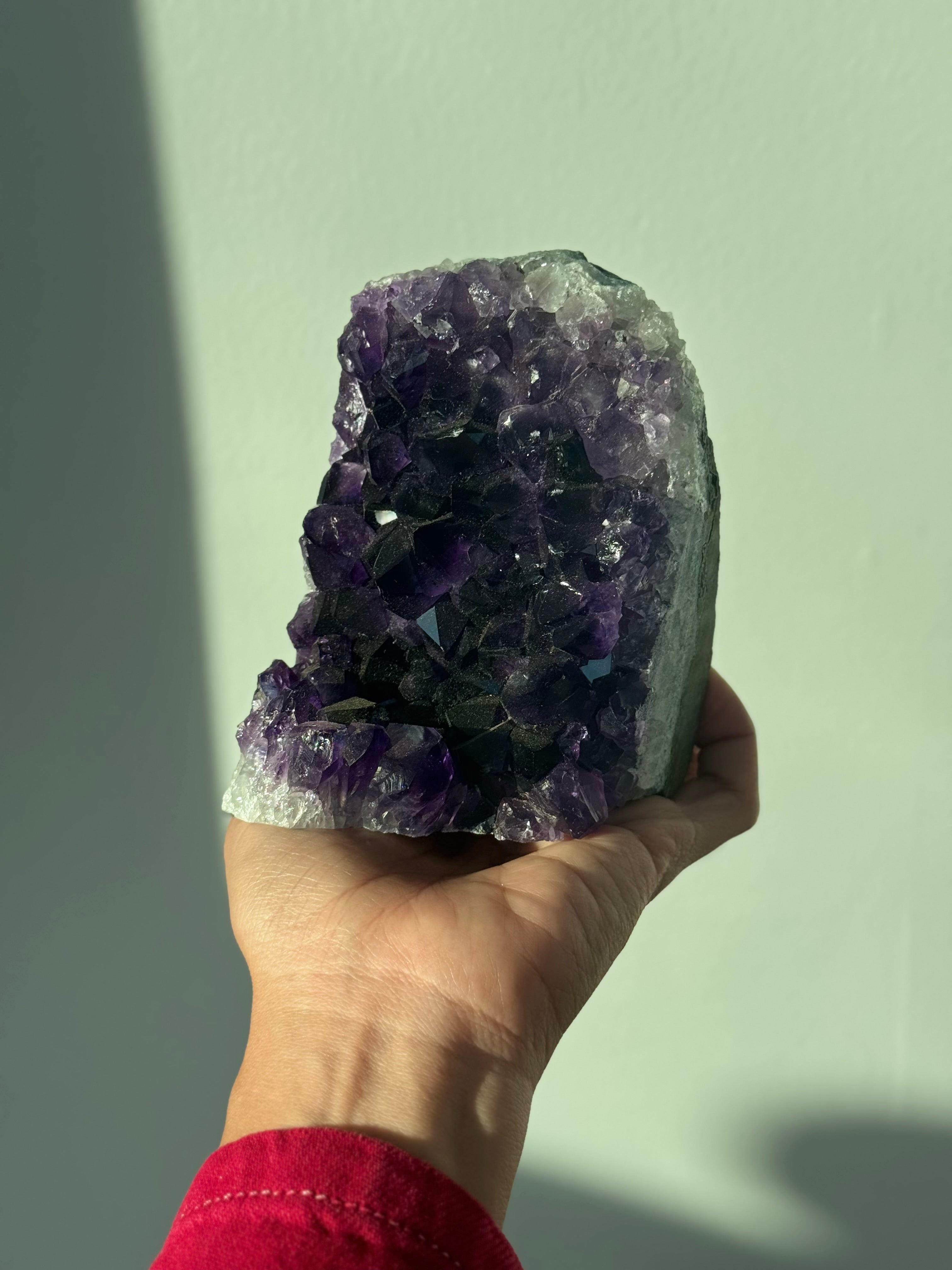 Amethyst Cave for Stress Relief, Protection and Energetic Harmony
