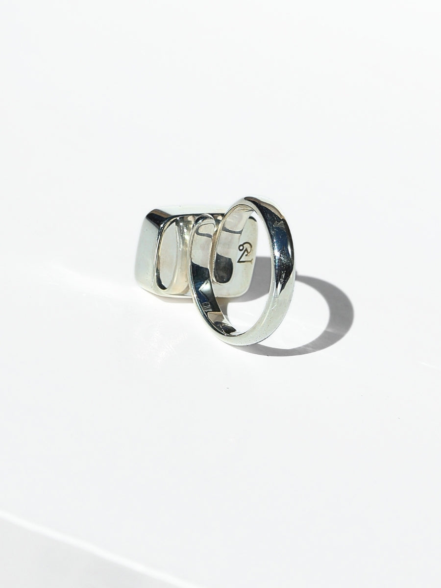 Khemia Legacy Beacons Of Light Ring Collection - Quartz (silver)