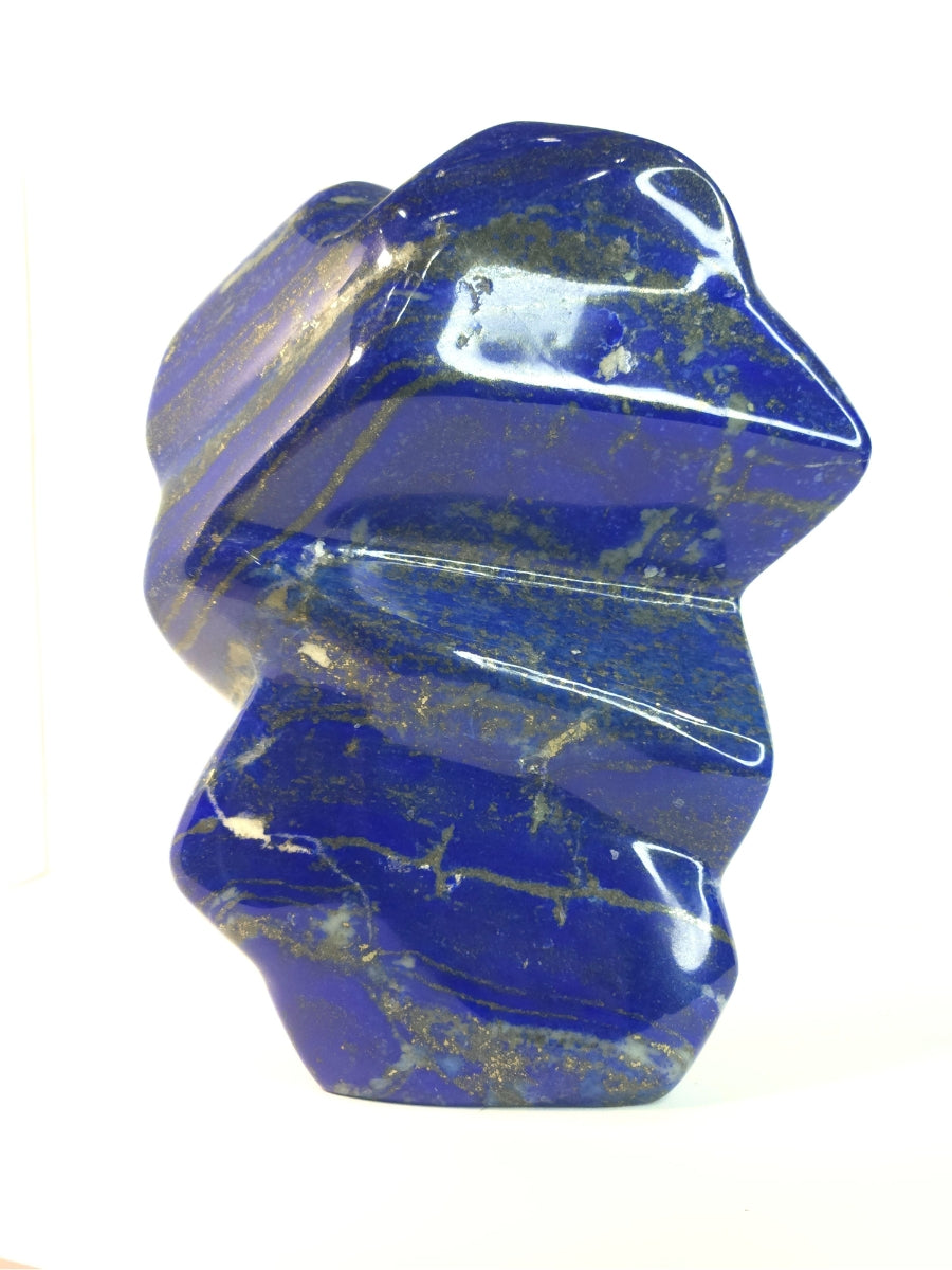 Lapis Lazuli Carved Crystal Freeform Sculpture