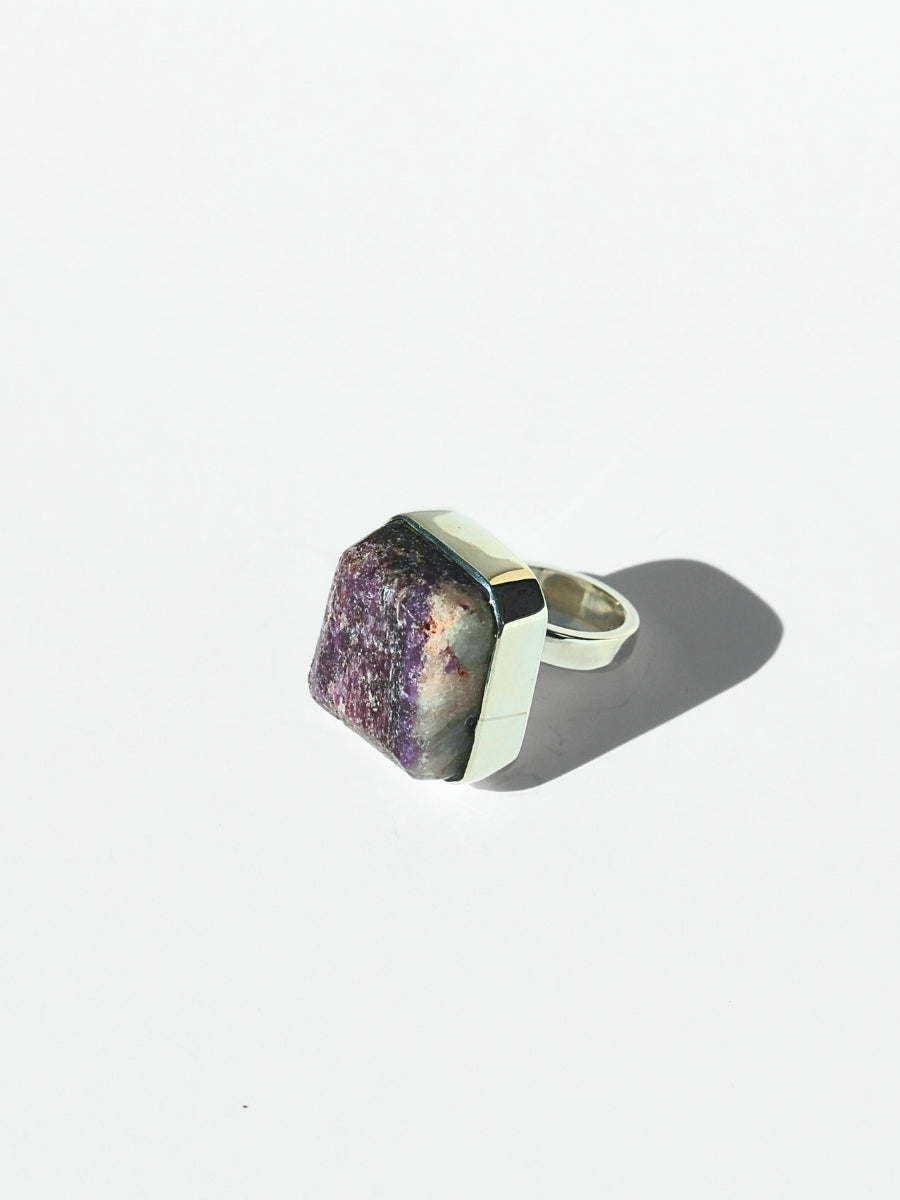 Khemia Legacy Beacons Of Light Ring Collection - Pink tourmaline (silver)