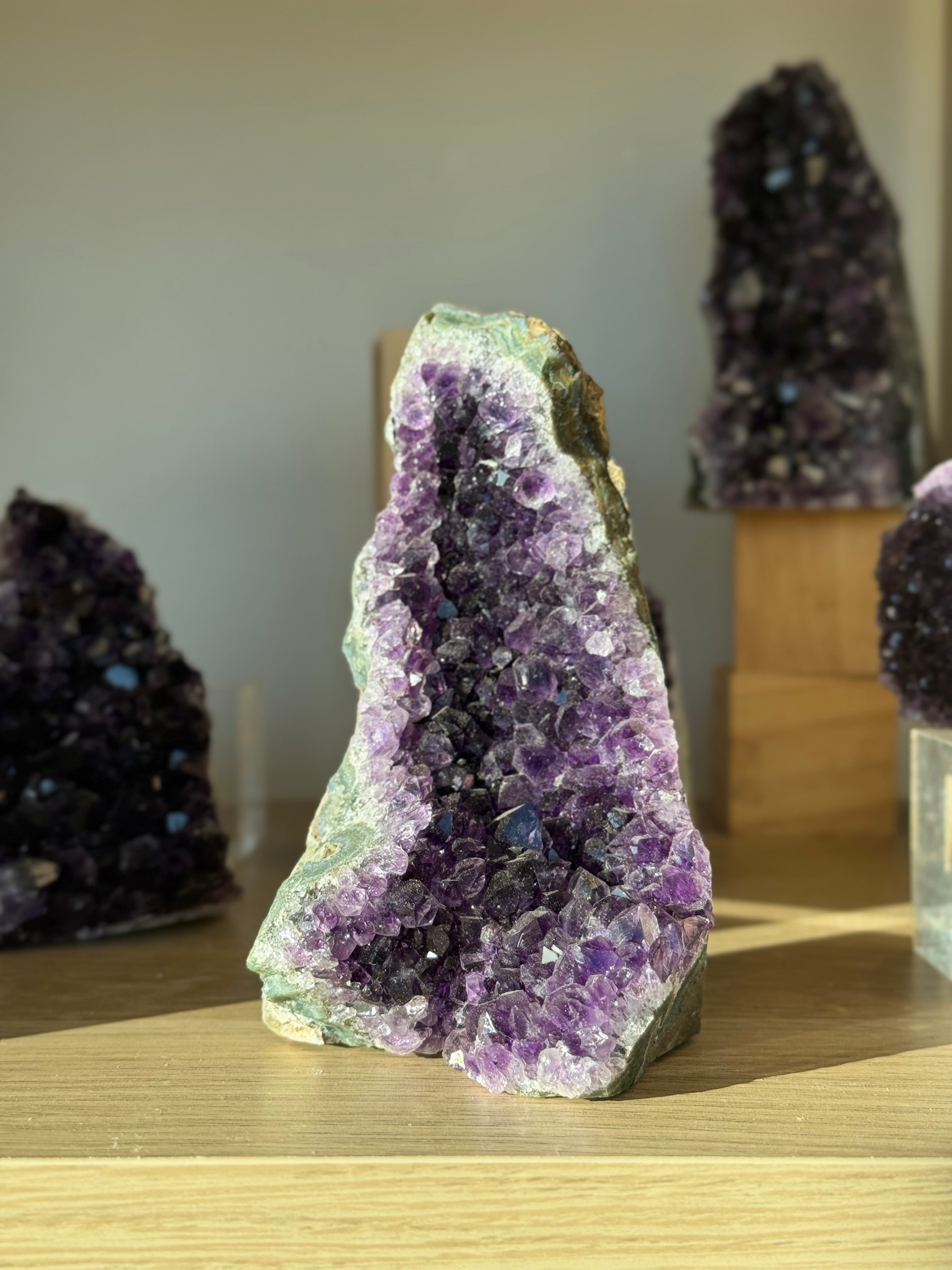 Amethyst Cave for Stress Relief, Protection and Energetic Harmony