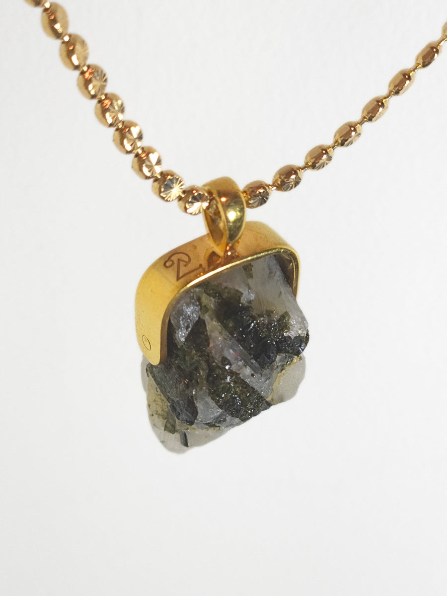 Khemia Legacy Beacons Of Light Collection - Epidote in quartz (Gold)