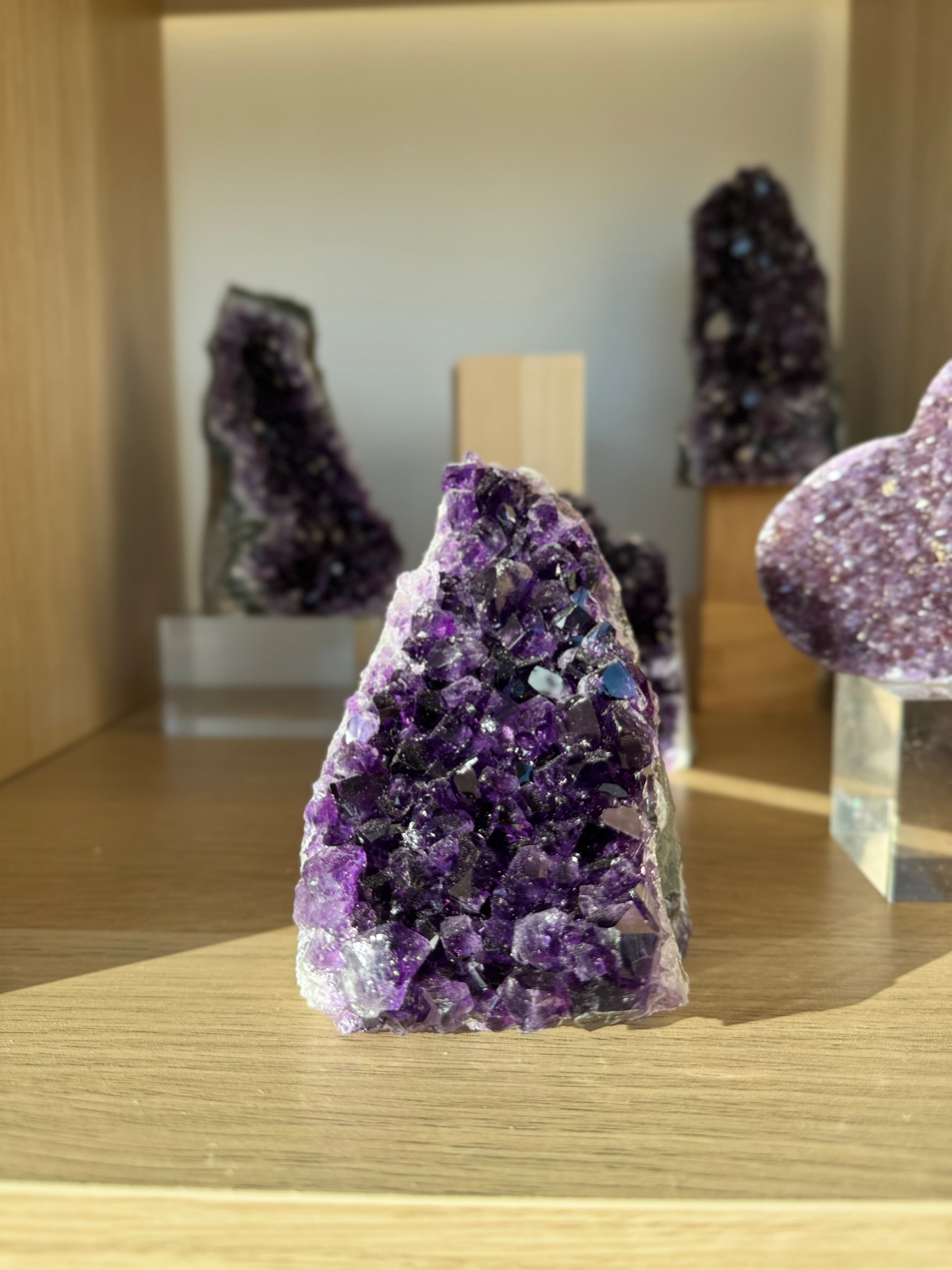 Amethyst Cave for Stress Relief, Protection and Energetic Harmony