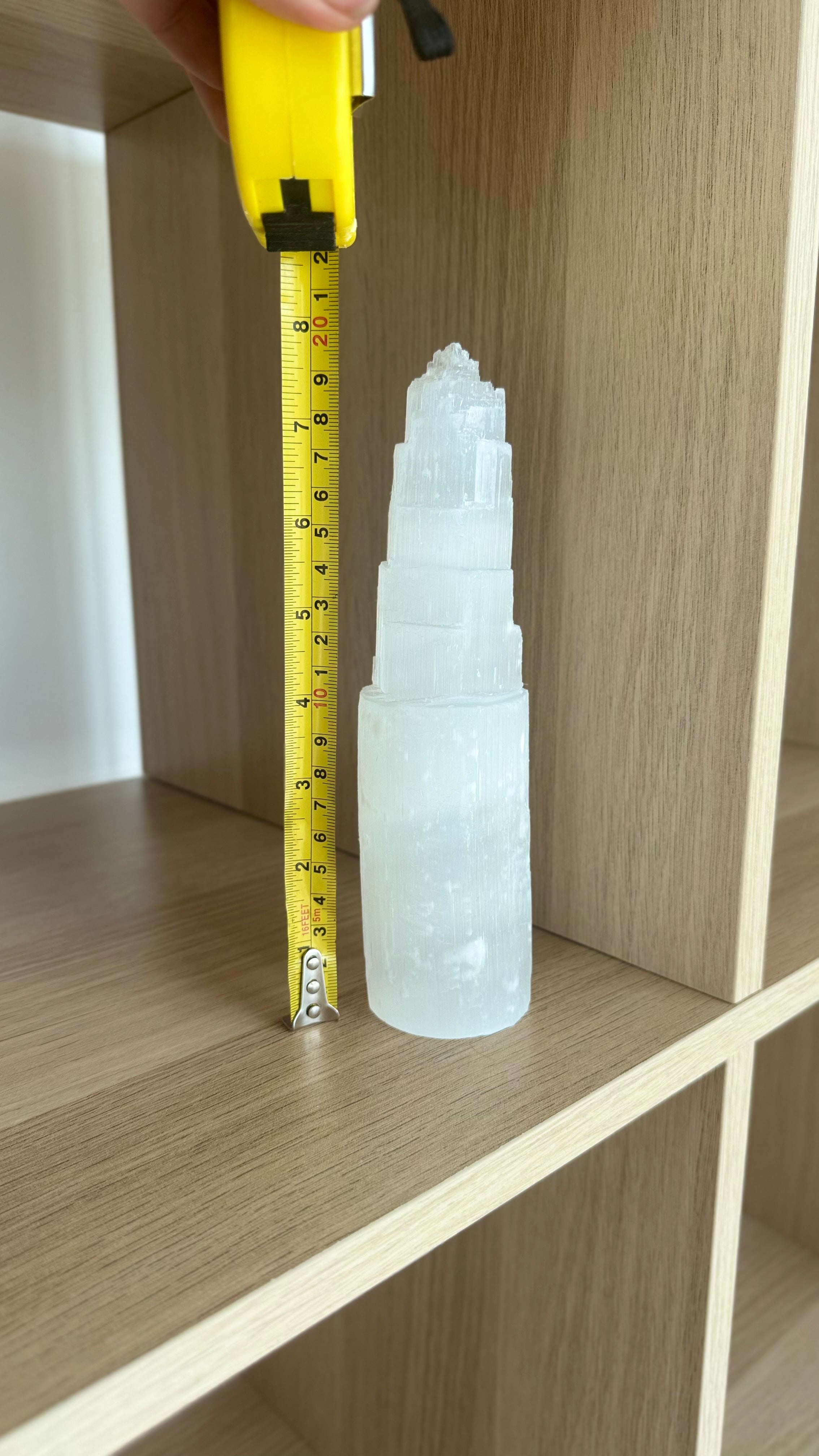 8”  Selenite Tower for Cleansing & Calm