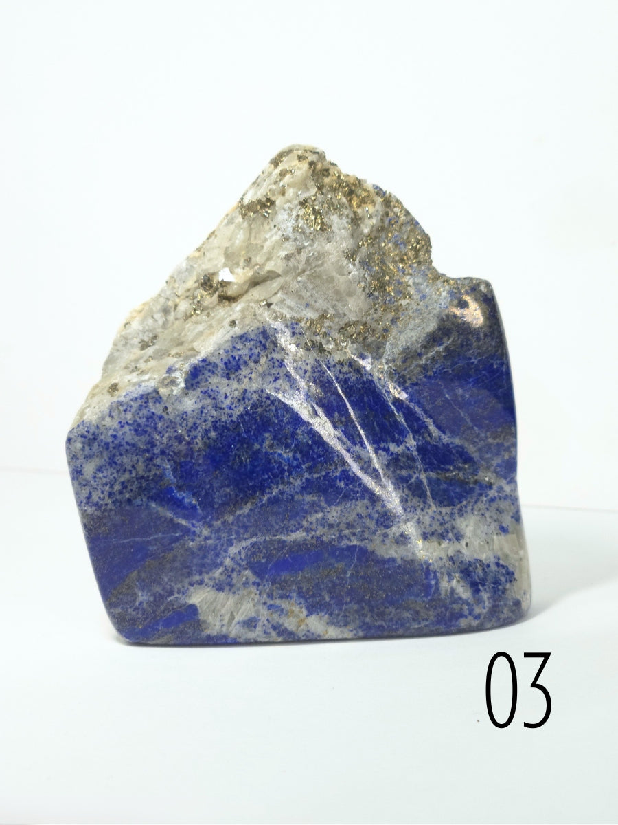 Lapis Lazuli Crystal Free form for Meditation, Self Expression, Transformation