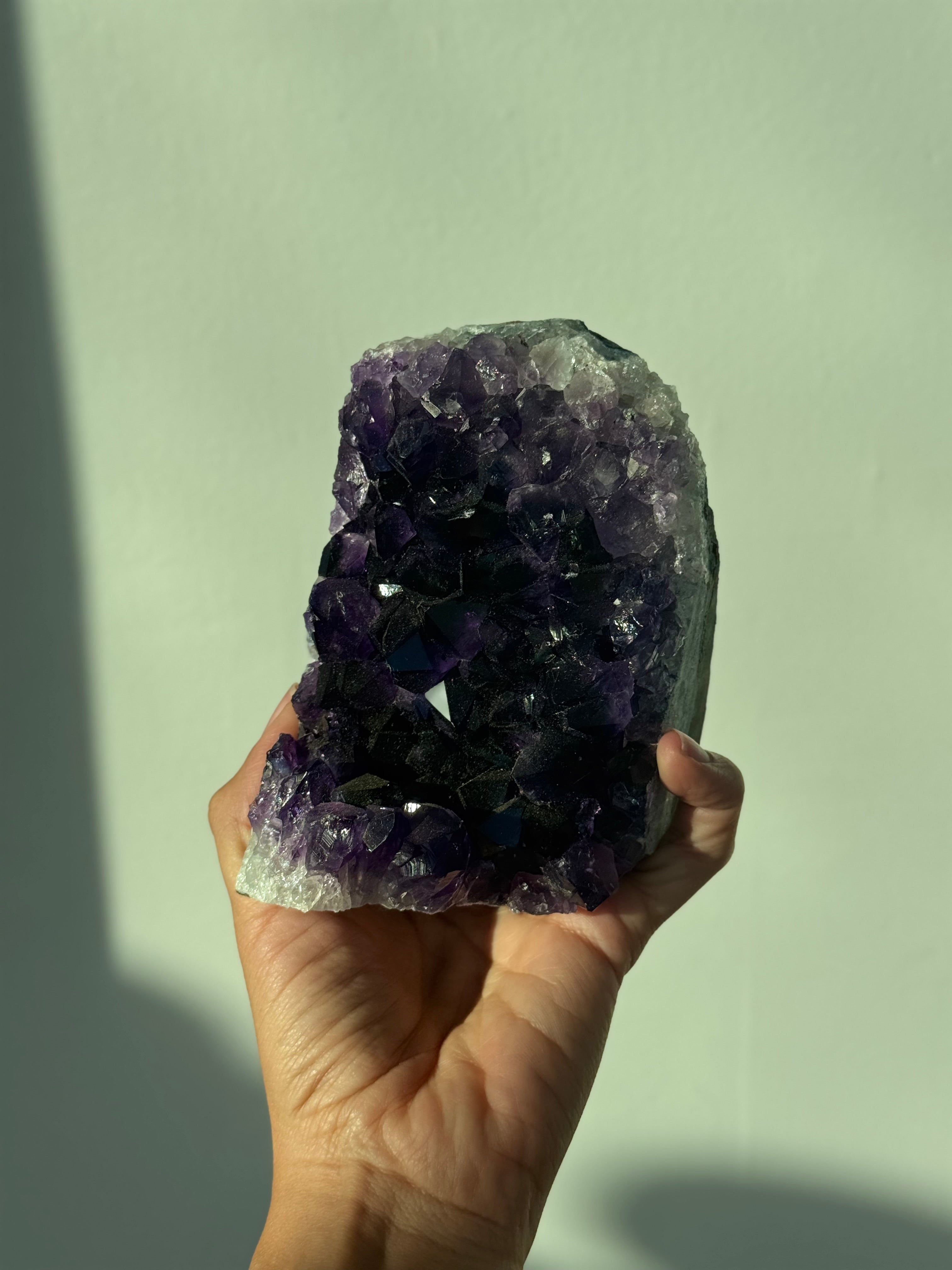 Amethyst Cave for Stress Relief, Protection and Energetic Harmony