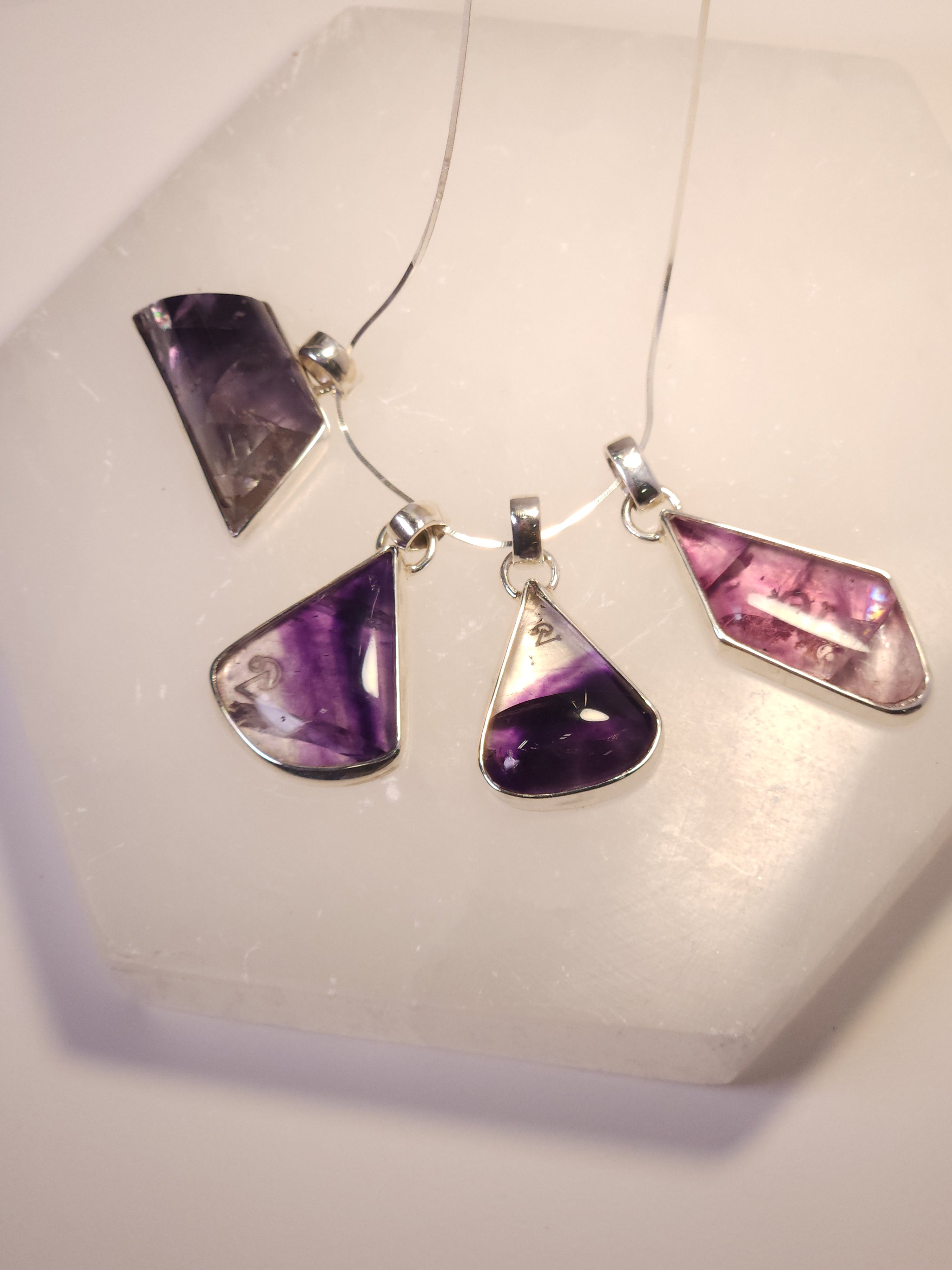 Khemia Legacy Aurora Collection necklace - Purple Fluorite