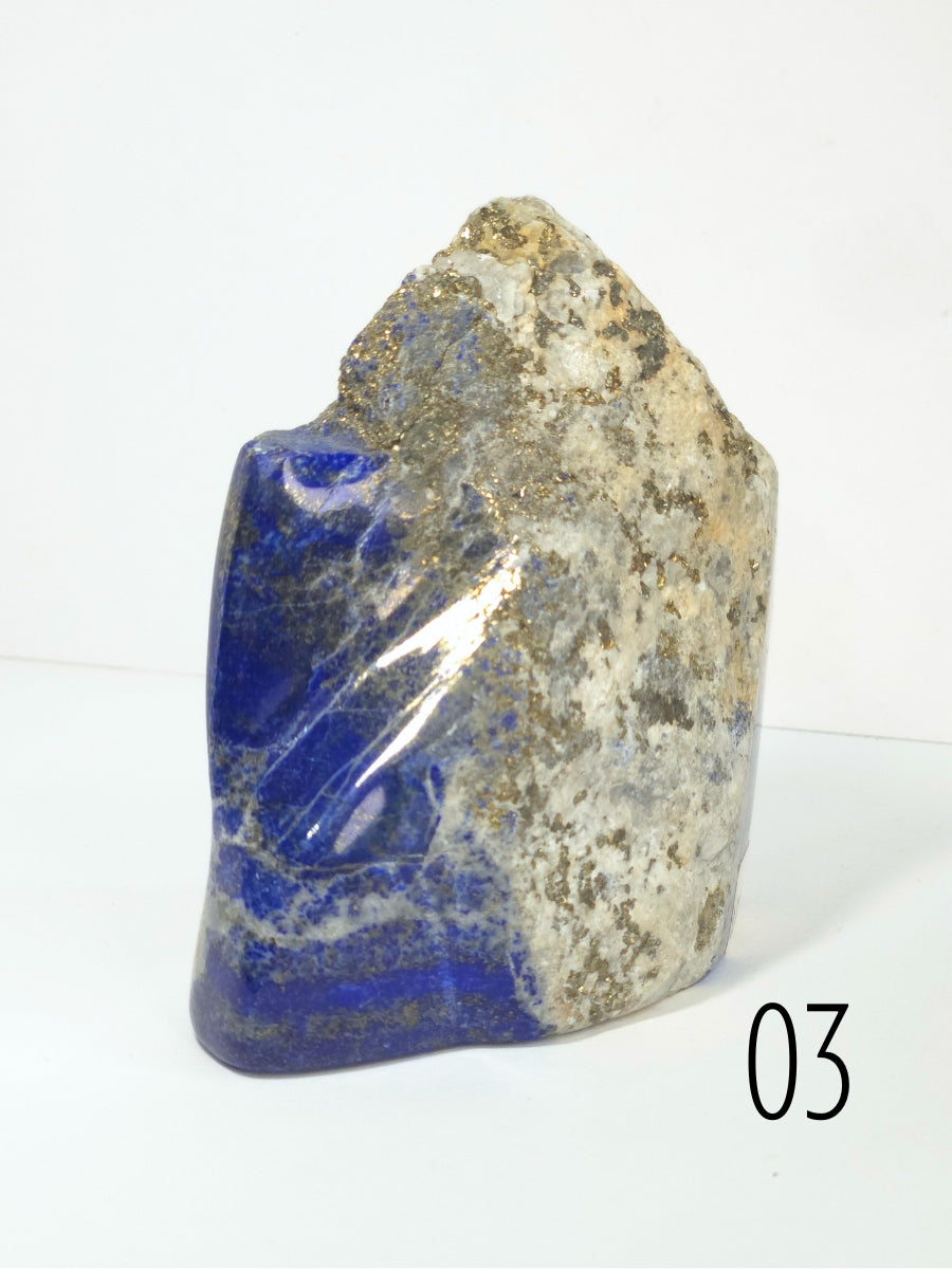 Lapis Lazuli Crystal Free form for Meditation, Self Expression, Transformation