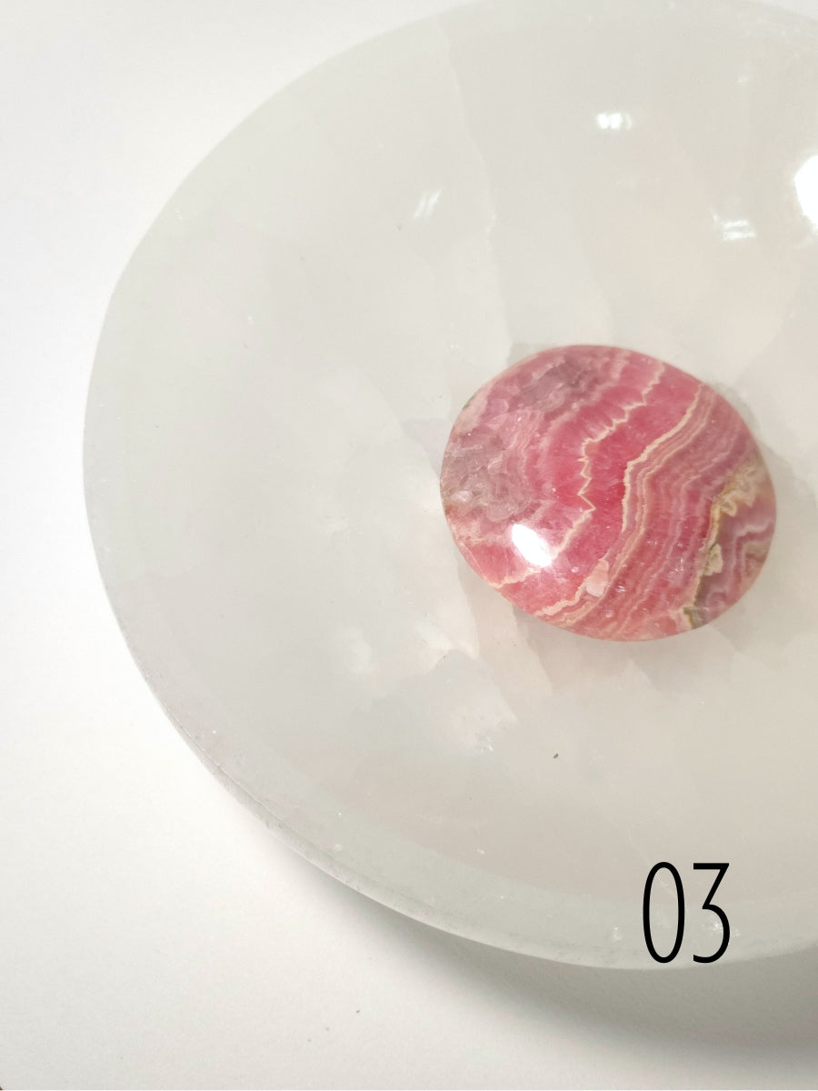 Rhodochrosite coins for Healing, Comfort, Harmony, Compassion and Self-love