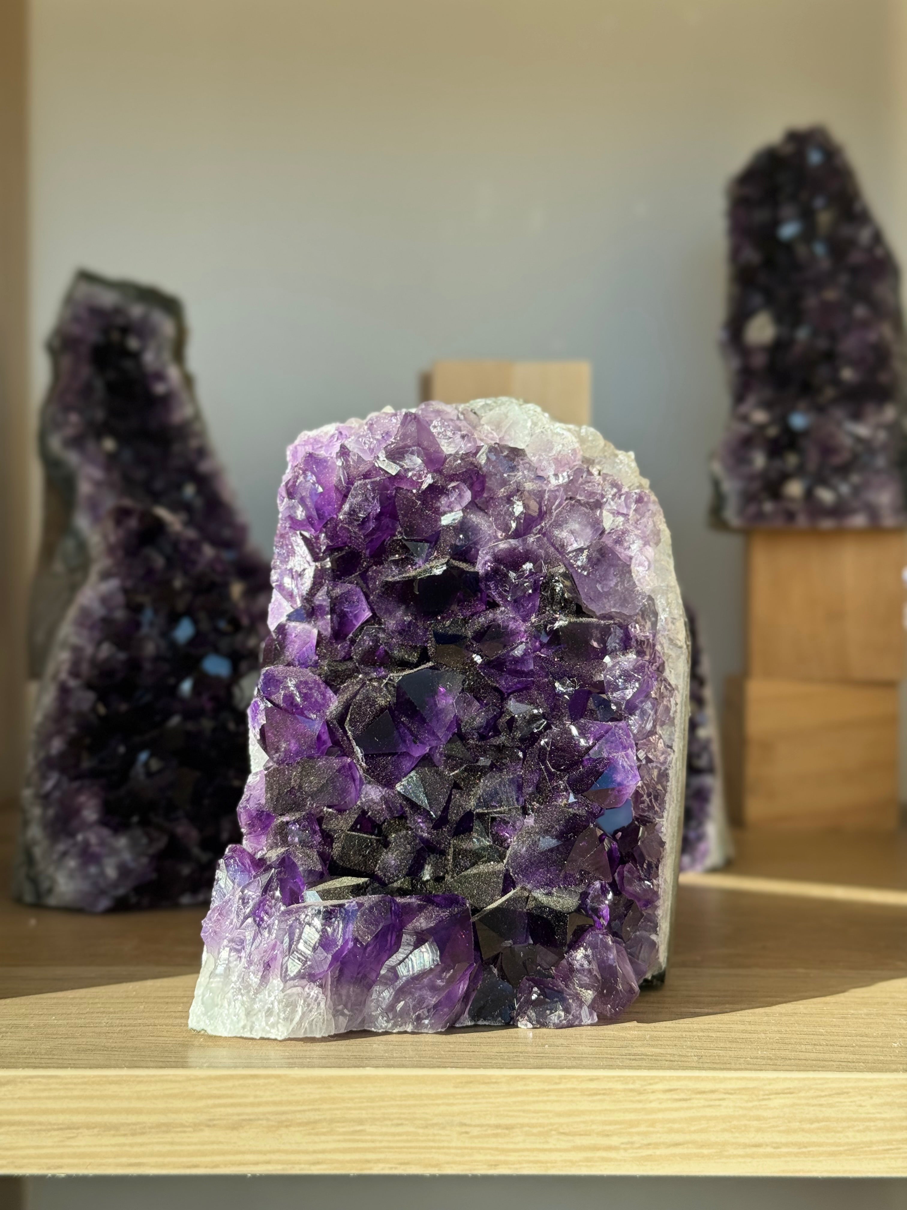 Amethyst Cave for Stress Relief, Protection and Energetic Harmony