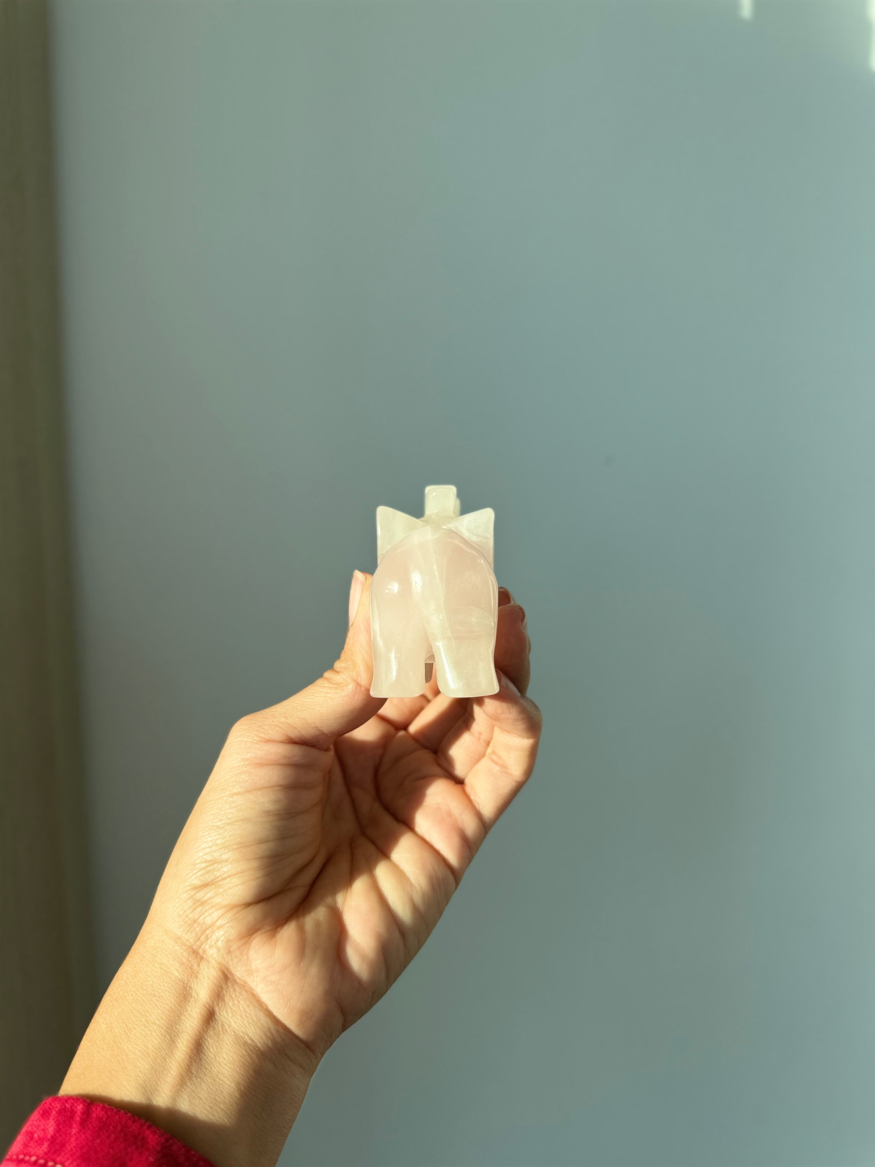 Rose Quartz Elephant – Love, Harmony & Gentle Protection