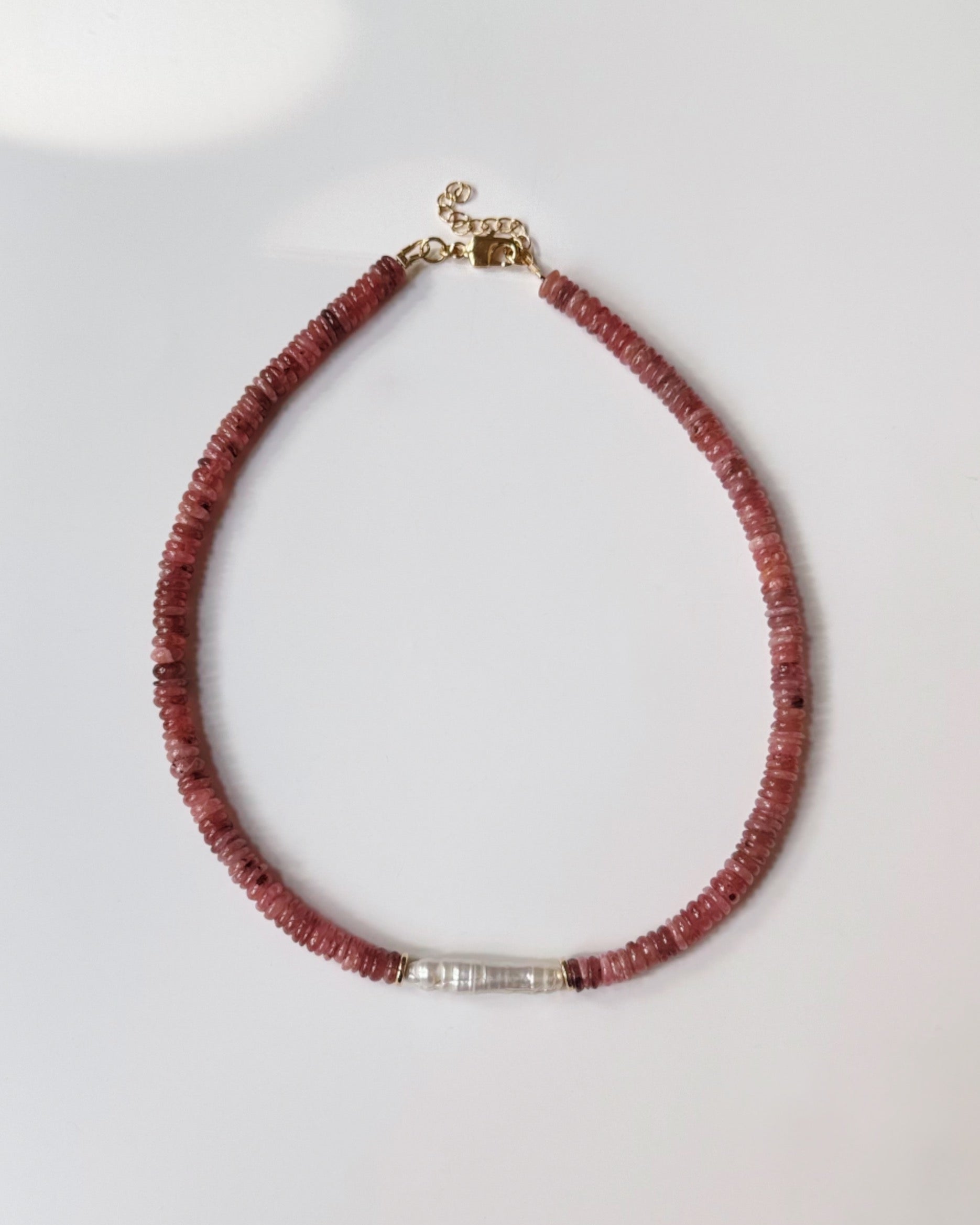 Khemia Legacy - Rhodochrosite Pearl choker