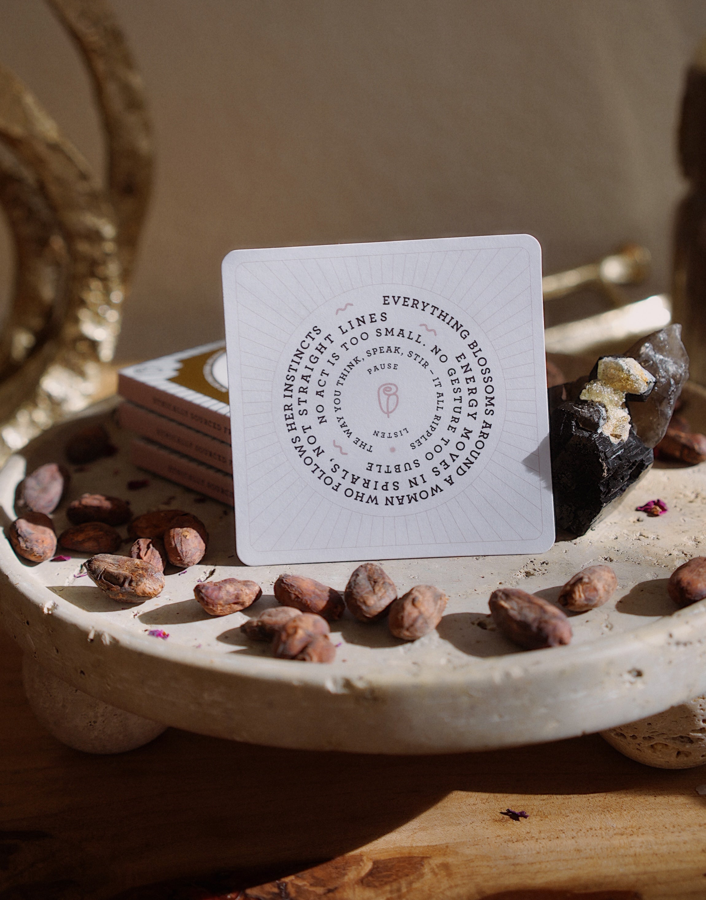 WANA HEY Spiral Bar – Rose Ceremonial Chocolate