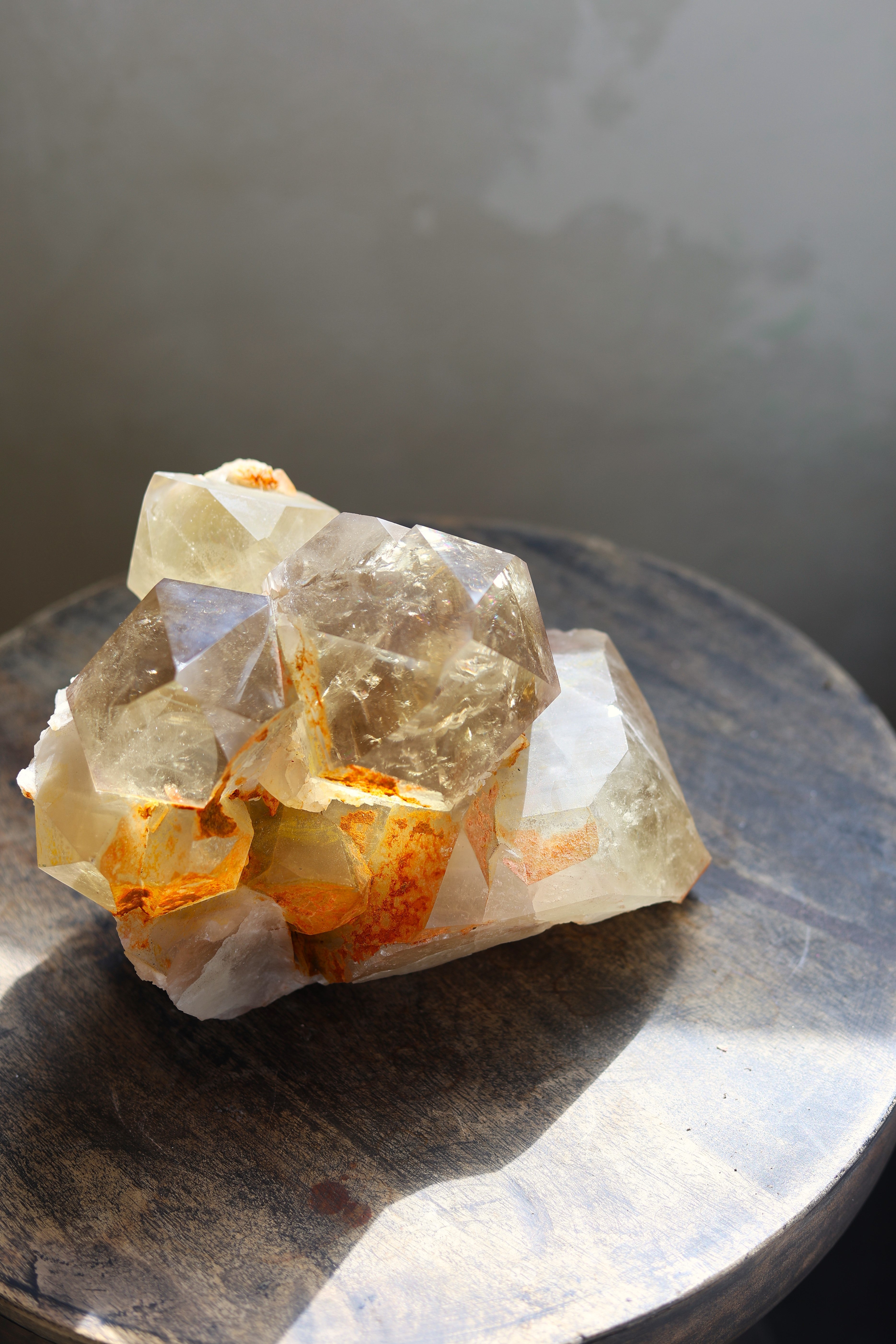 Citrine Cluster For Joy, Drive and Abundance