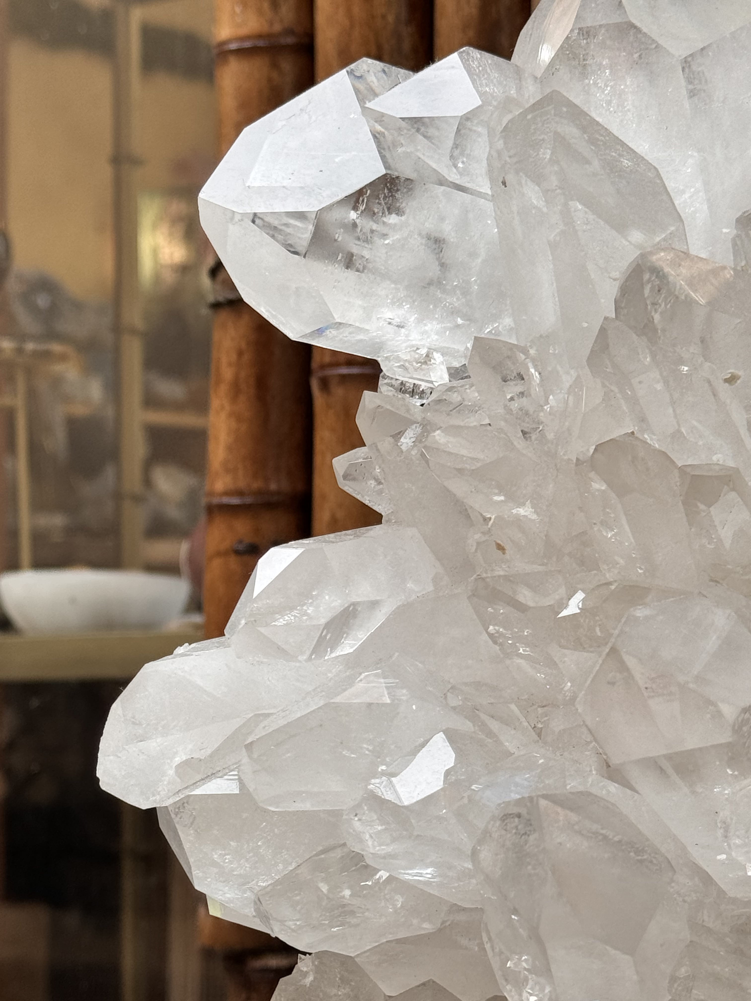 AAA Quality Clear Quartz Cluster: Clarity, Manifestation, and Timeless Beauty