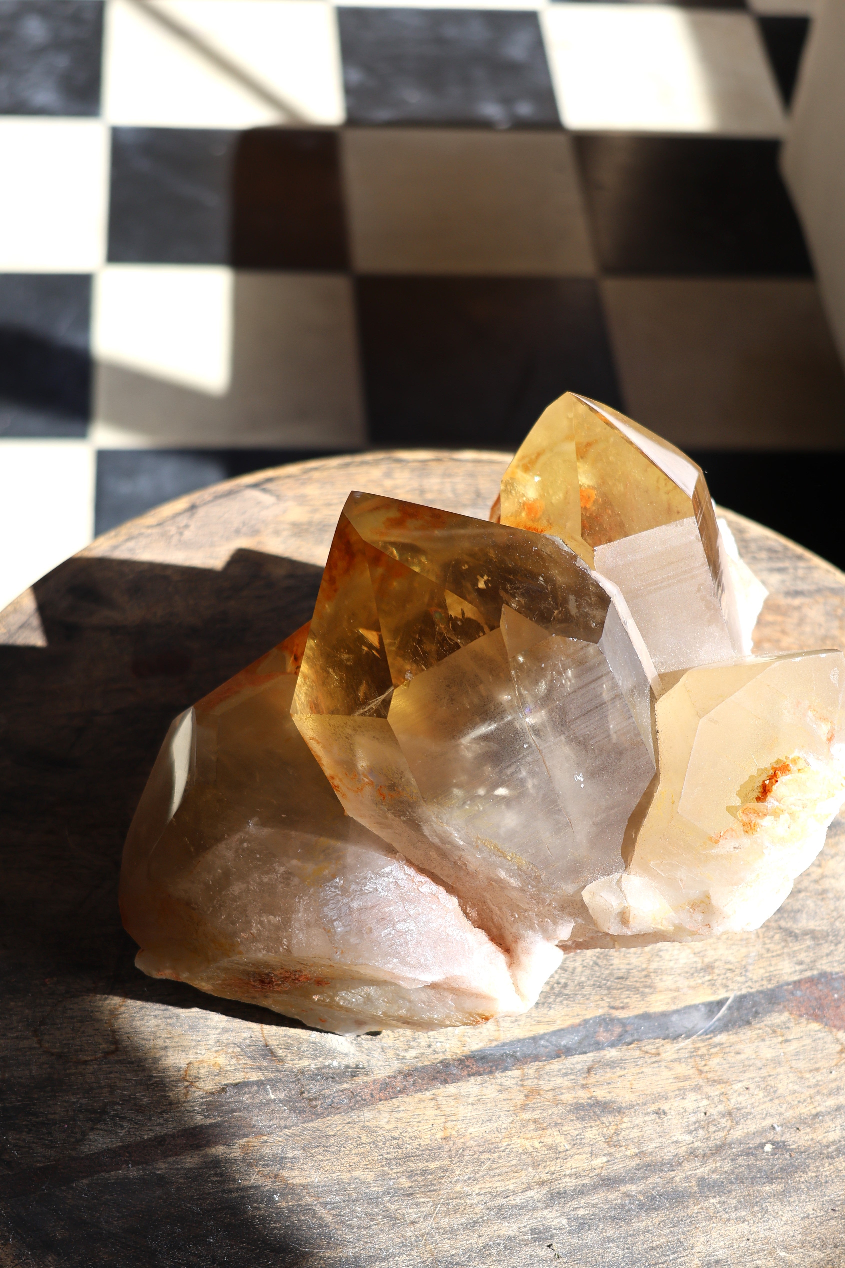 Citrine Cluster For Joy, Drive and Abundance