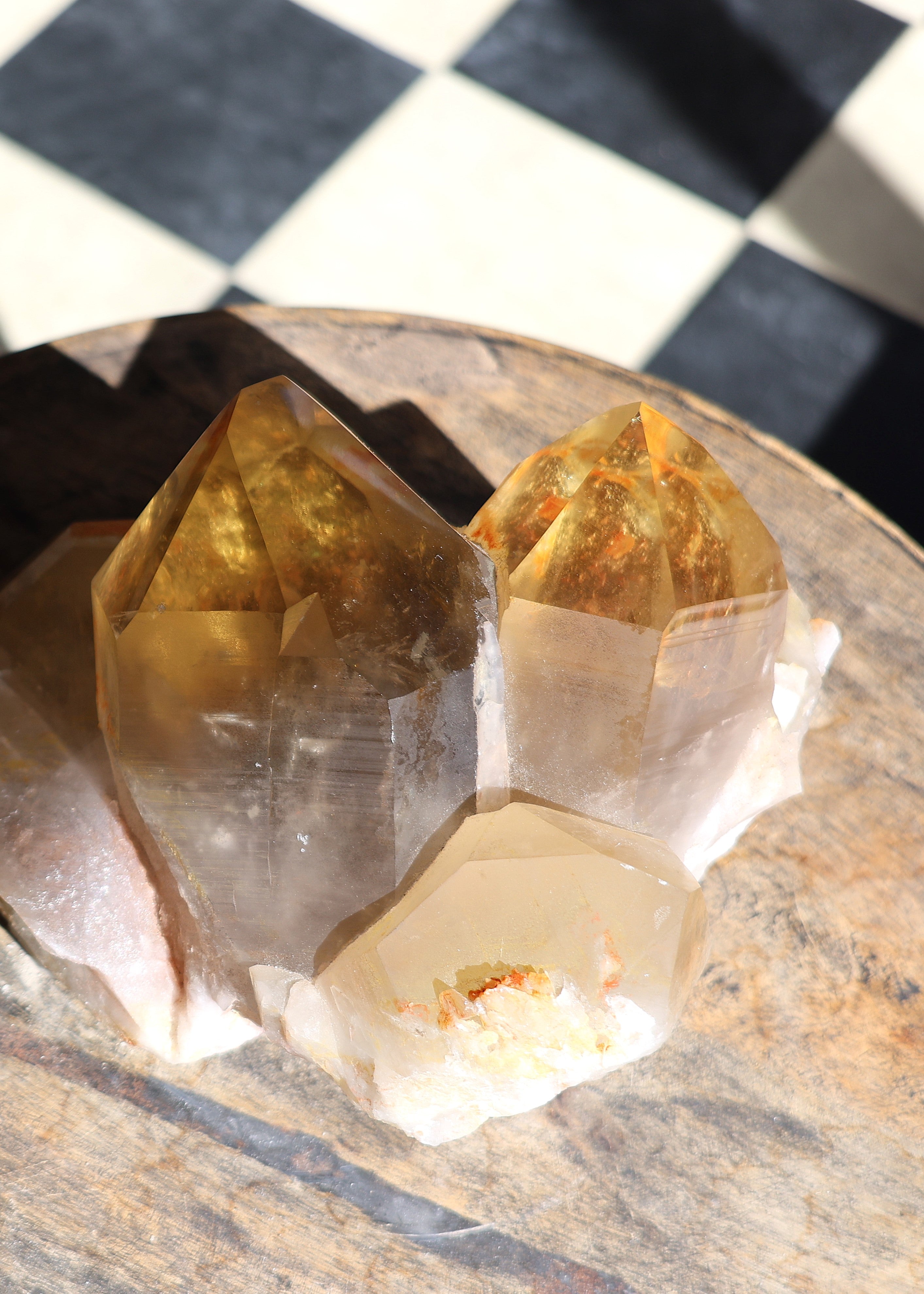 Citrine Cluster For Joy, Drive and Abundance