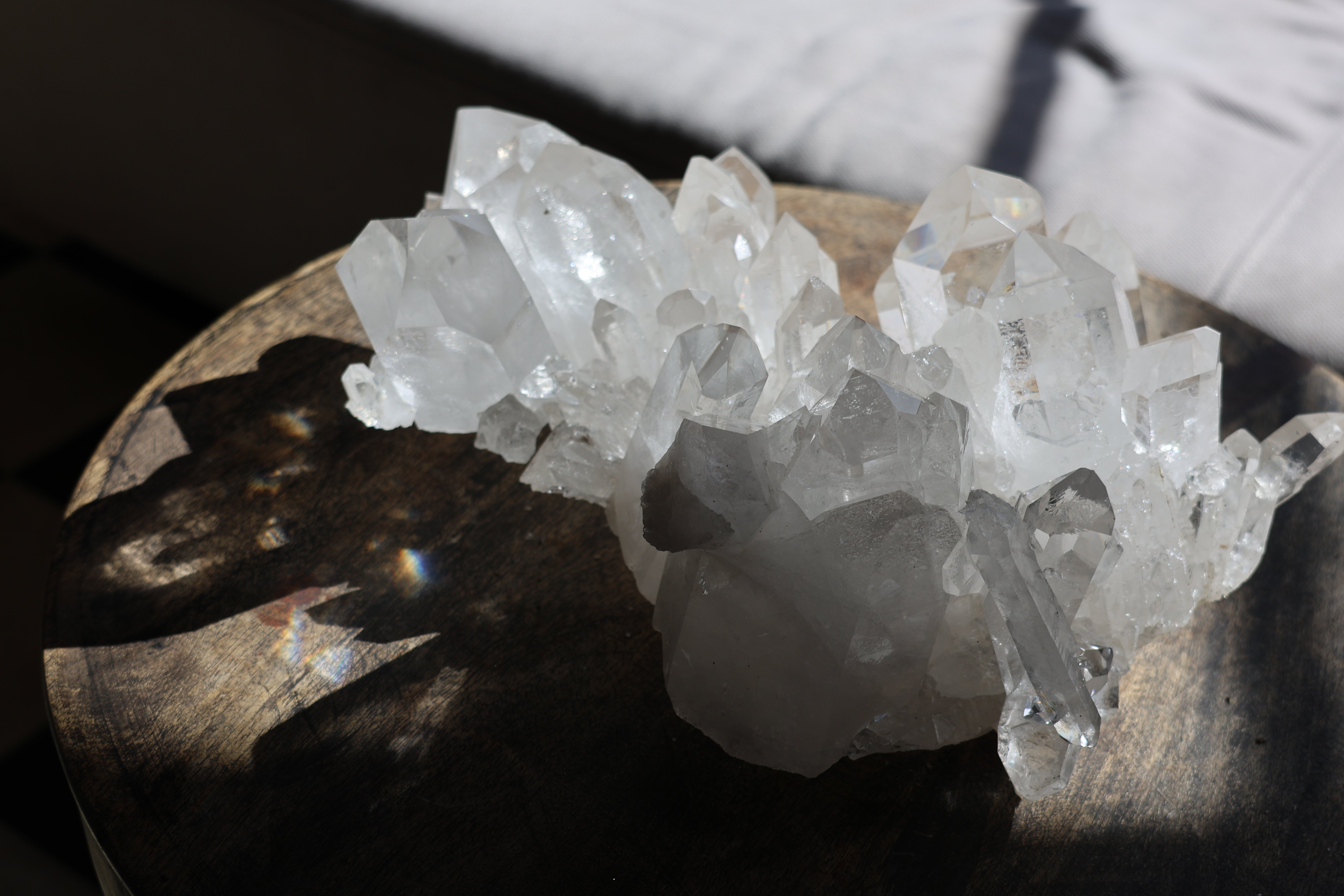 AAA Quality Clear Quartz Cluster: Clarity, Manifestation, and Timeless Beauty