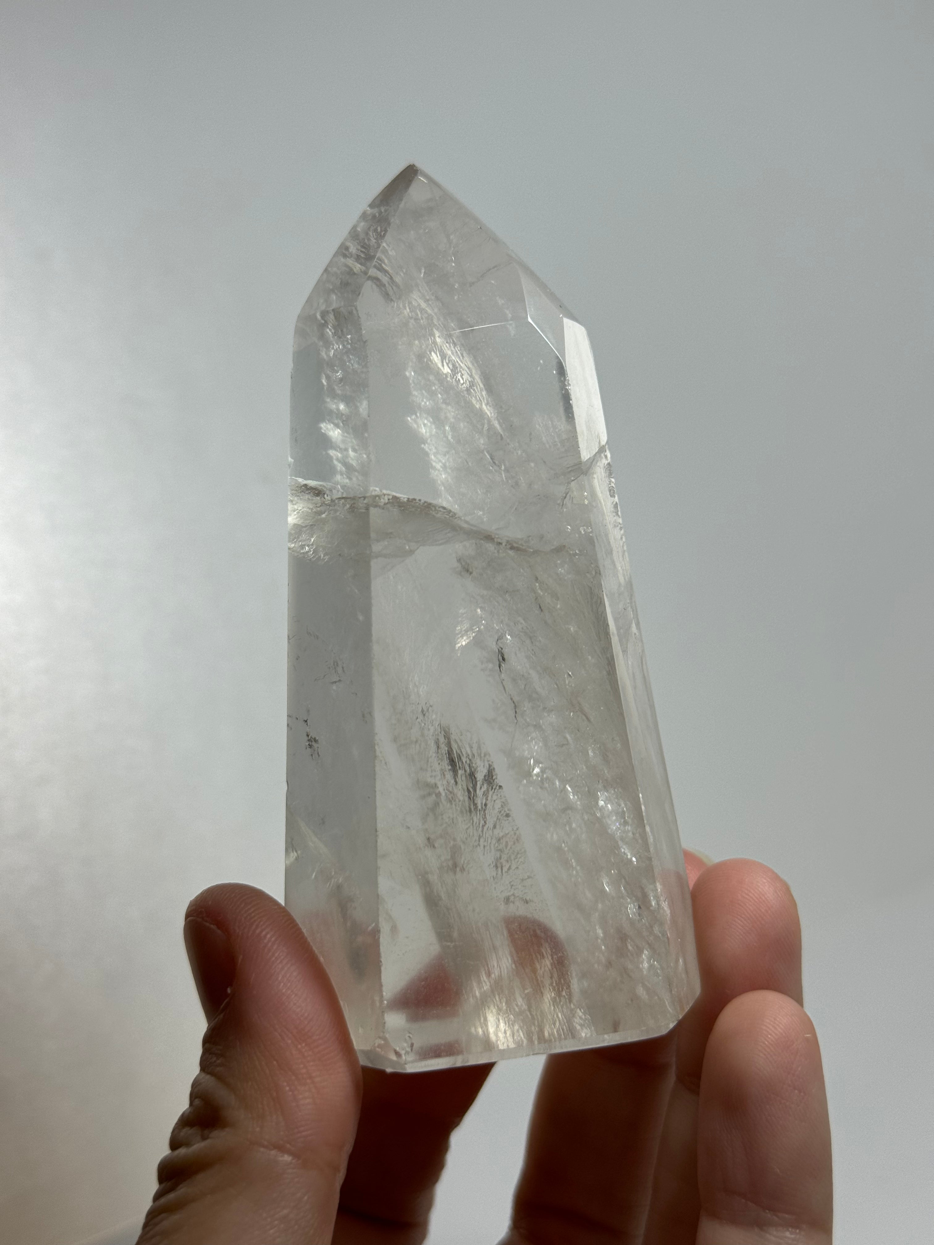 Radiant White Moon Quartz Points - Healing Crystal from Madagascar