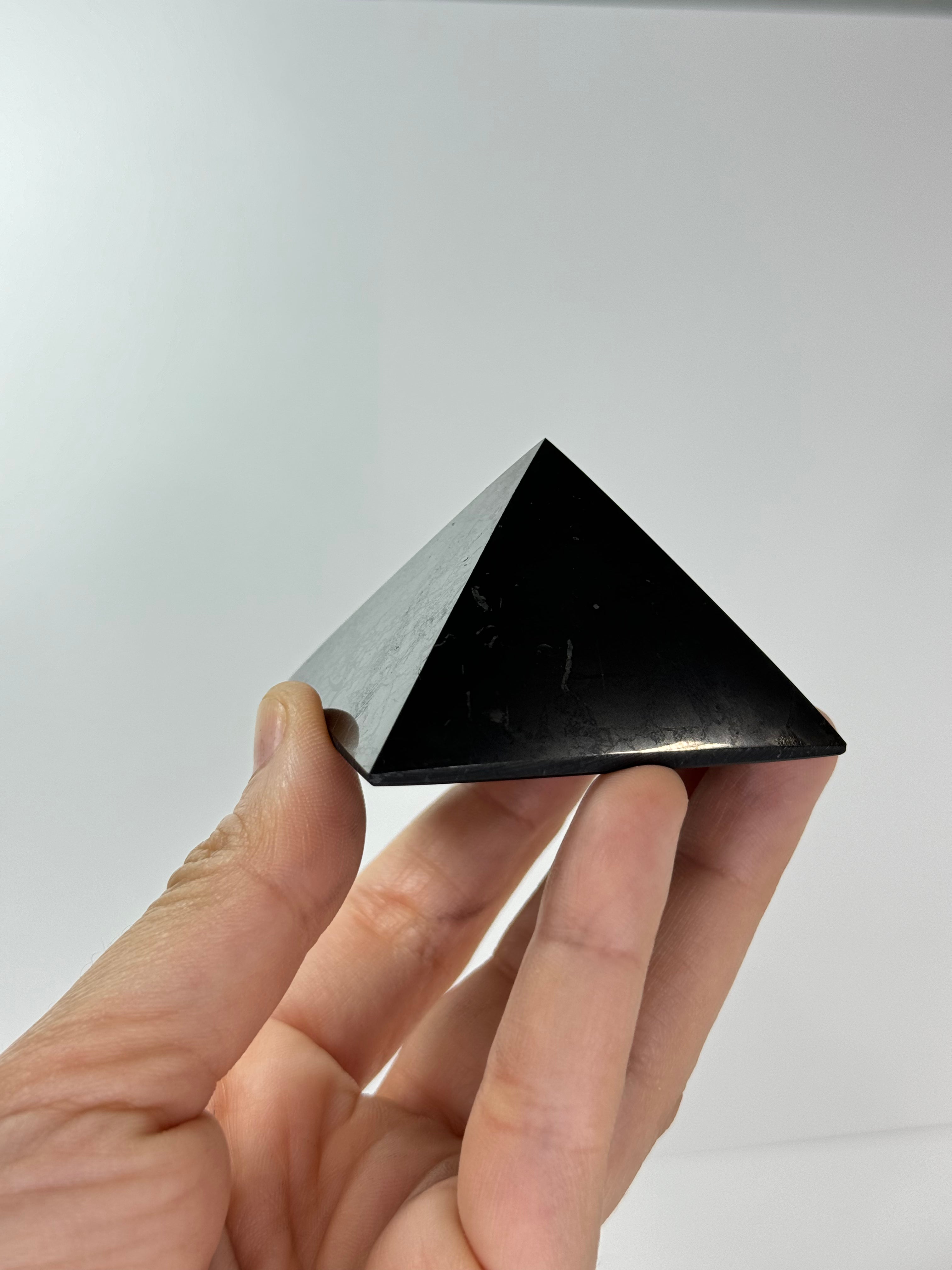 Shungite Stone Pyramids from Russia for EMF Protection & Detox