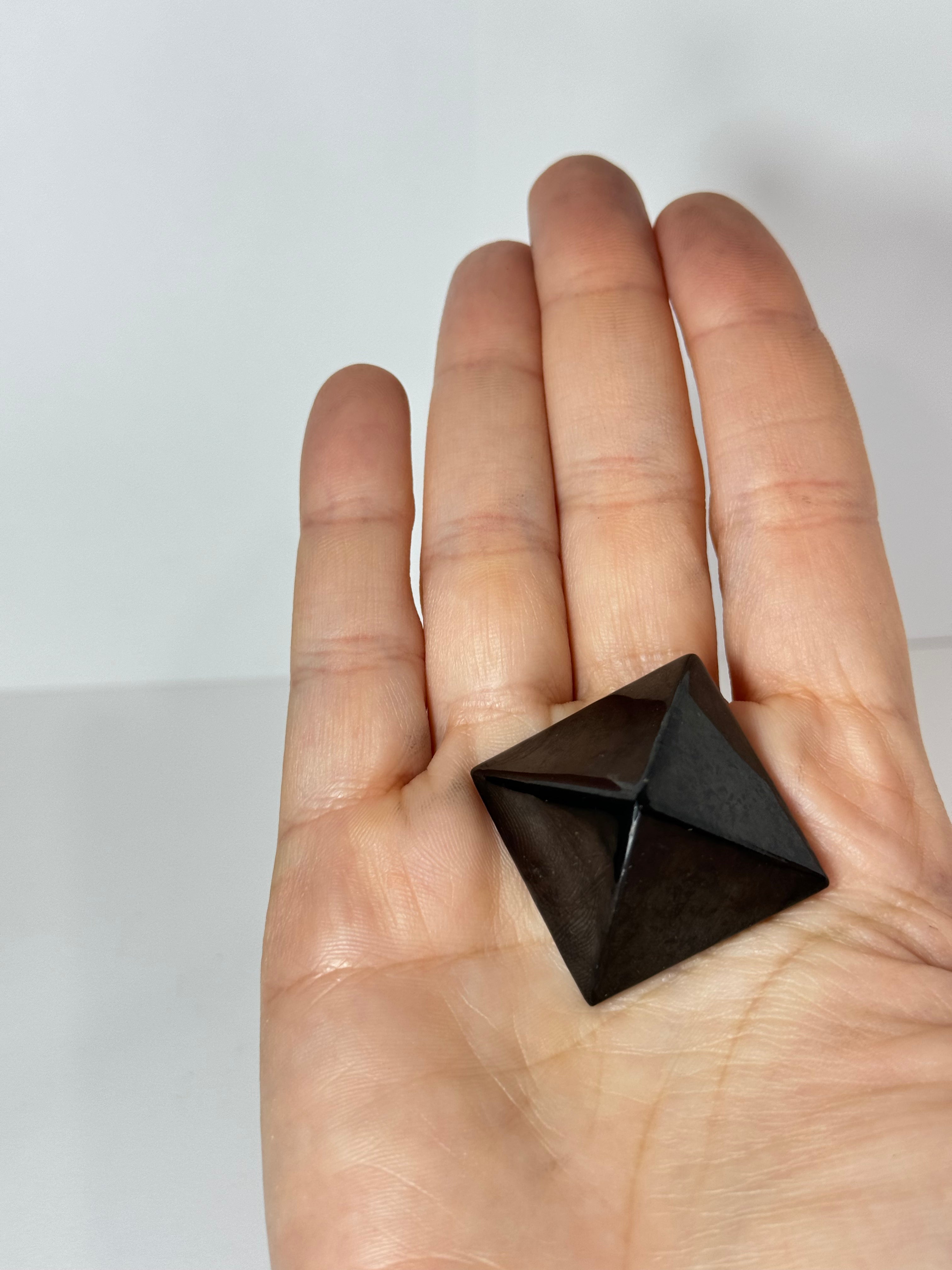 Shungite Stone Pyramids from Russia for EMF Protection & Detox