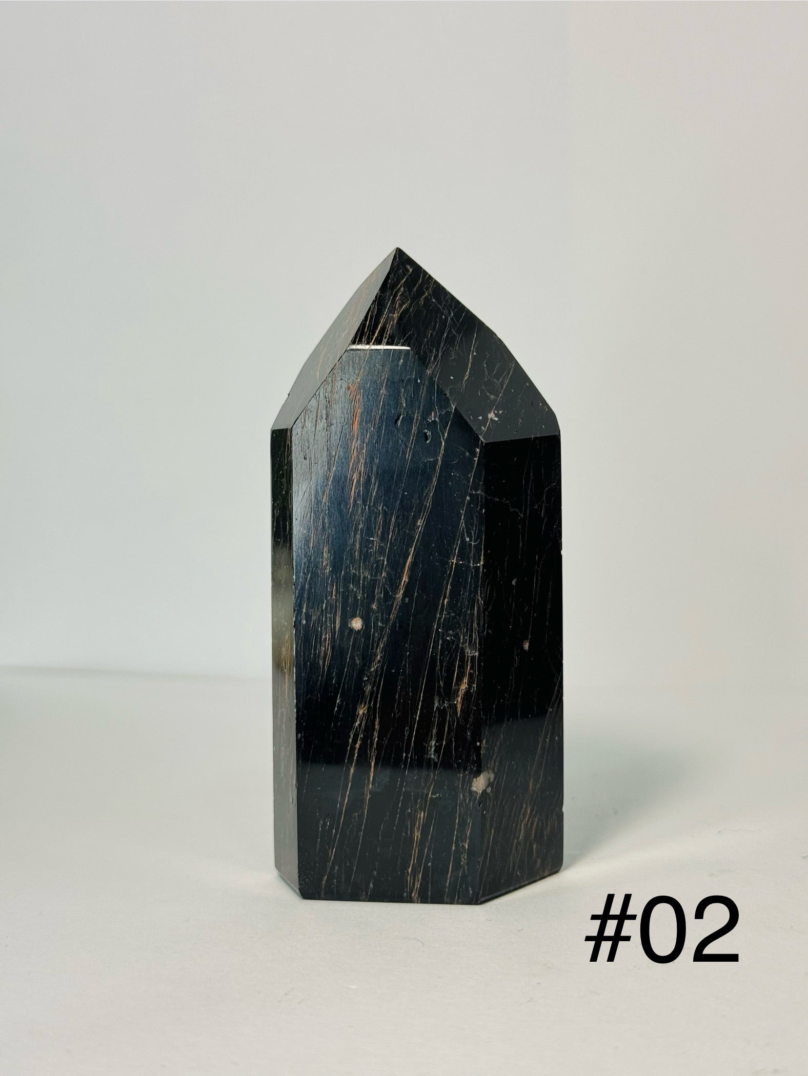 Black Tourmaline Points for Protection & Grounding