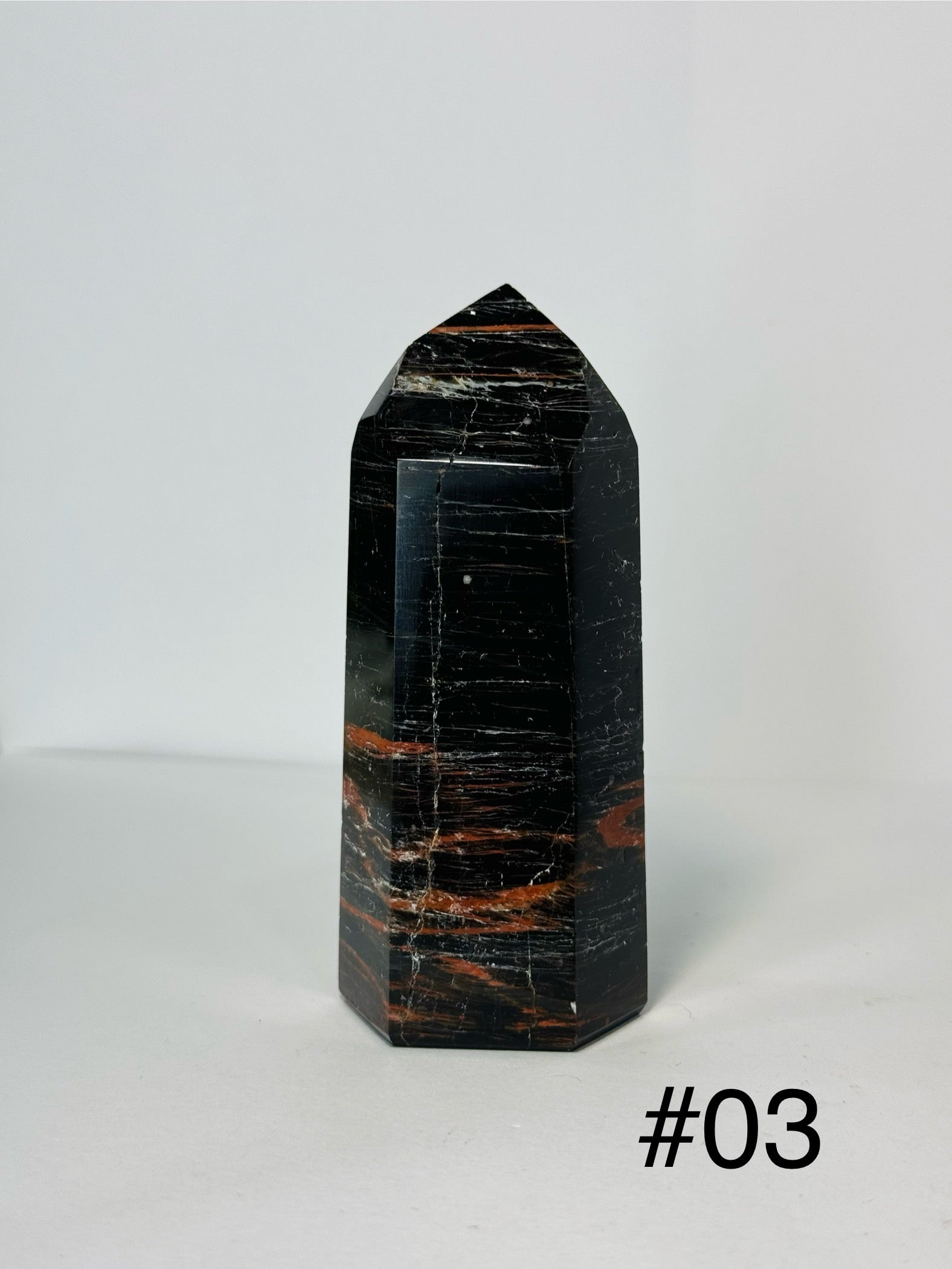 Black Tourmaline Points for Protection & Grounding