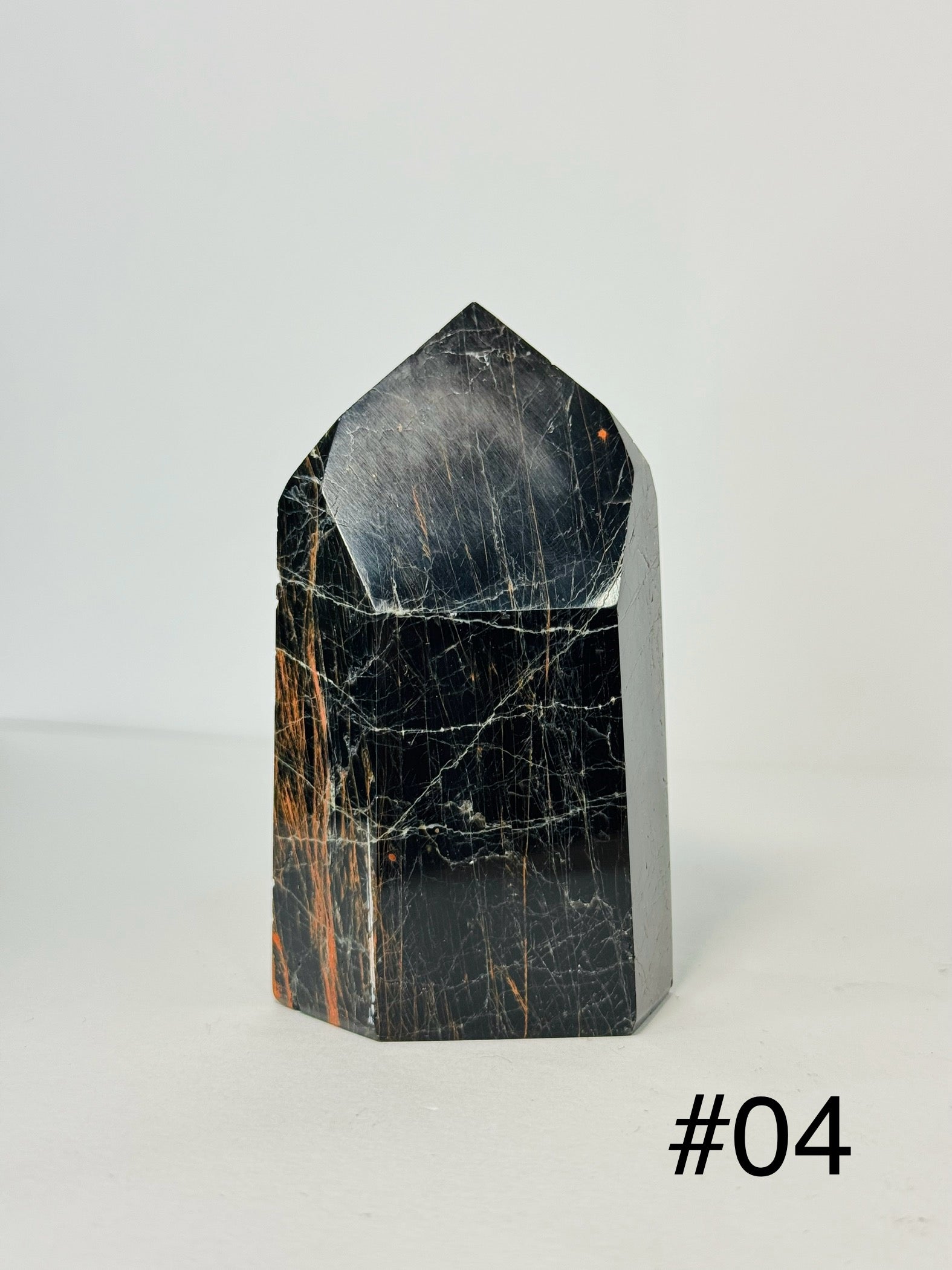 Black Tourmaline Points for Protection & Grounding