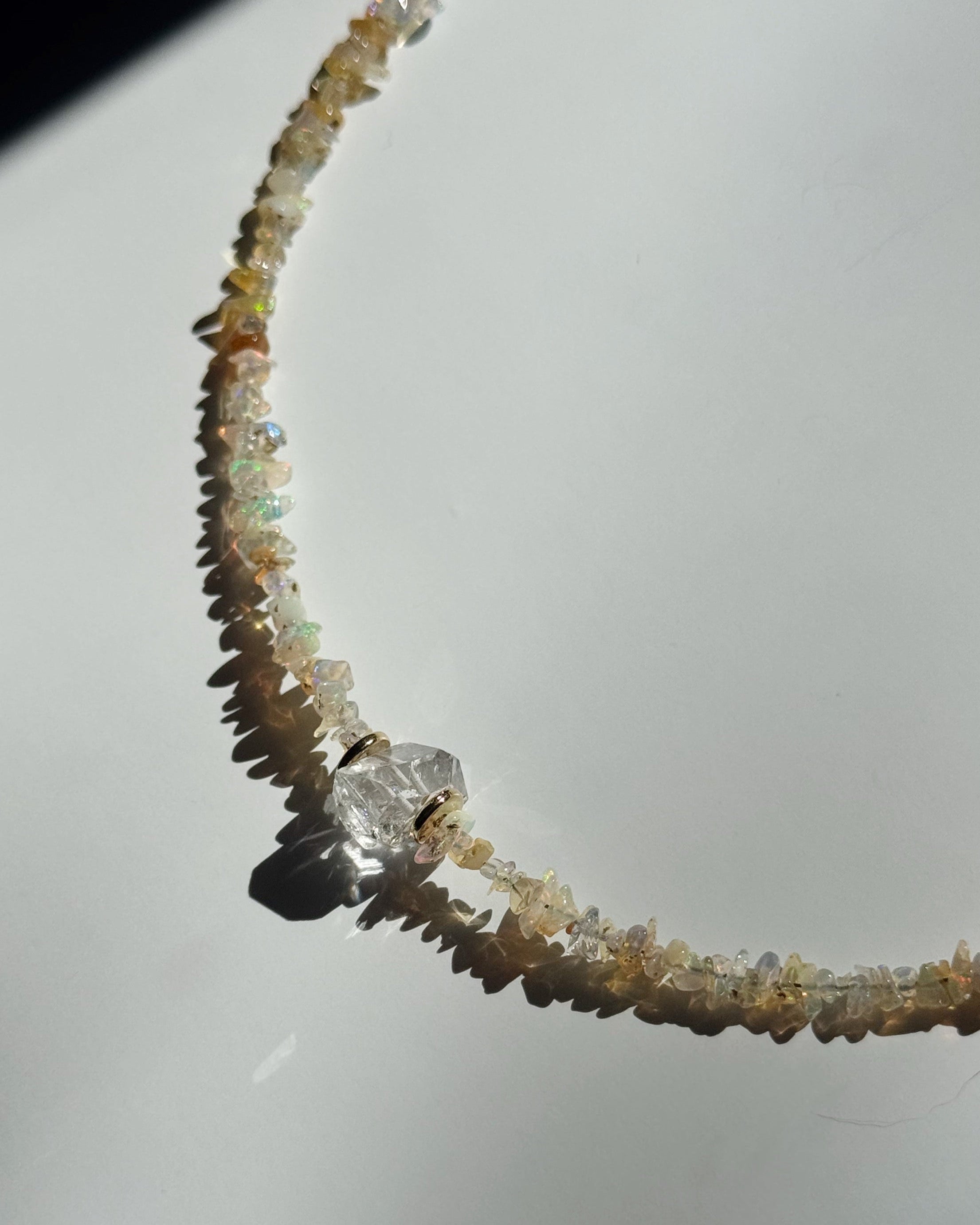 Khemia Legacy - African Opal Herkimer Diamond Choker
