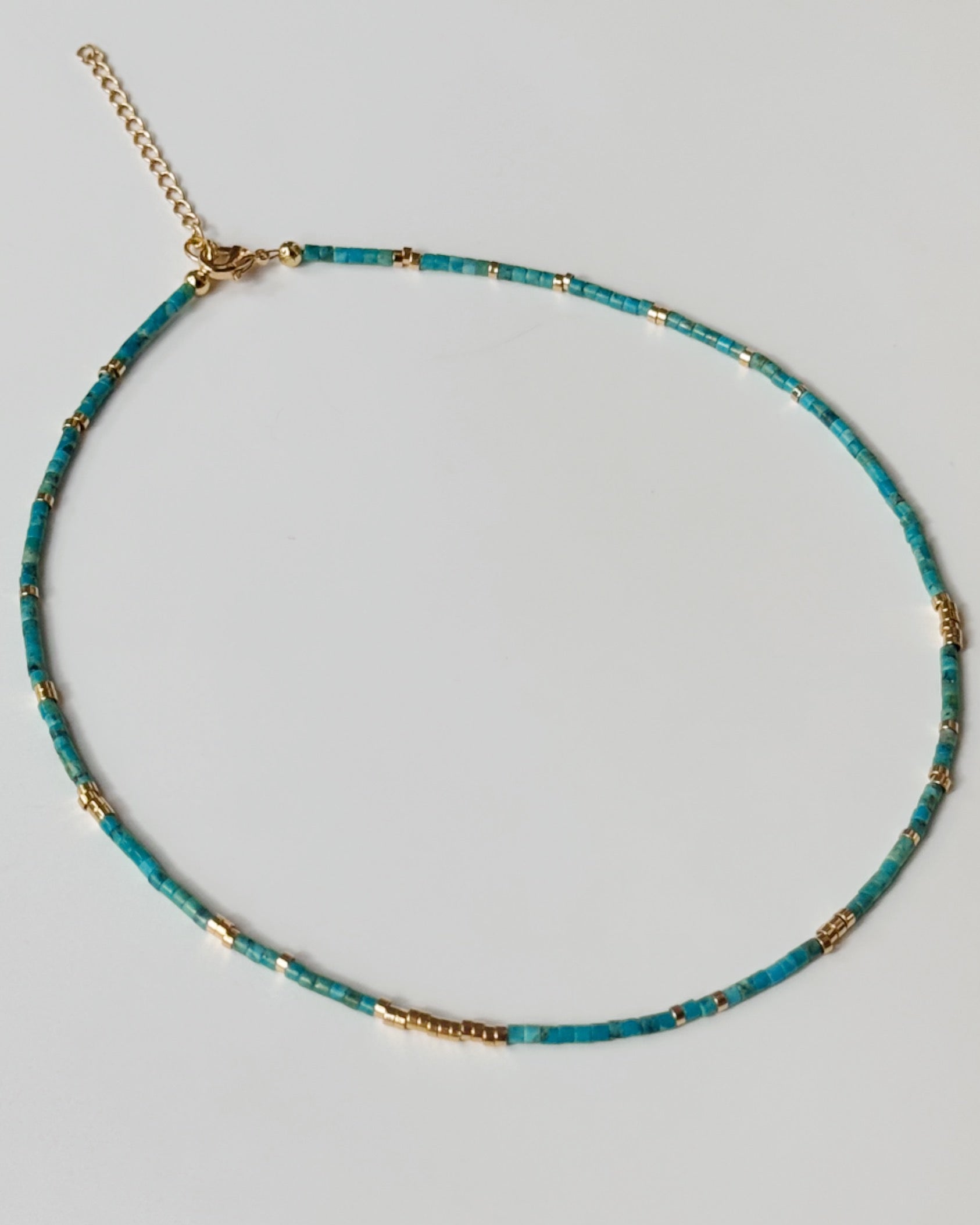Khemia Legacy - Turquoise Gold Microchoker
