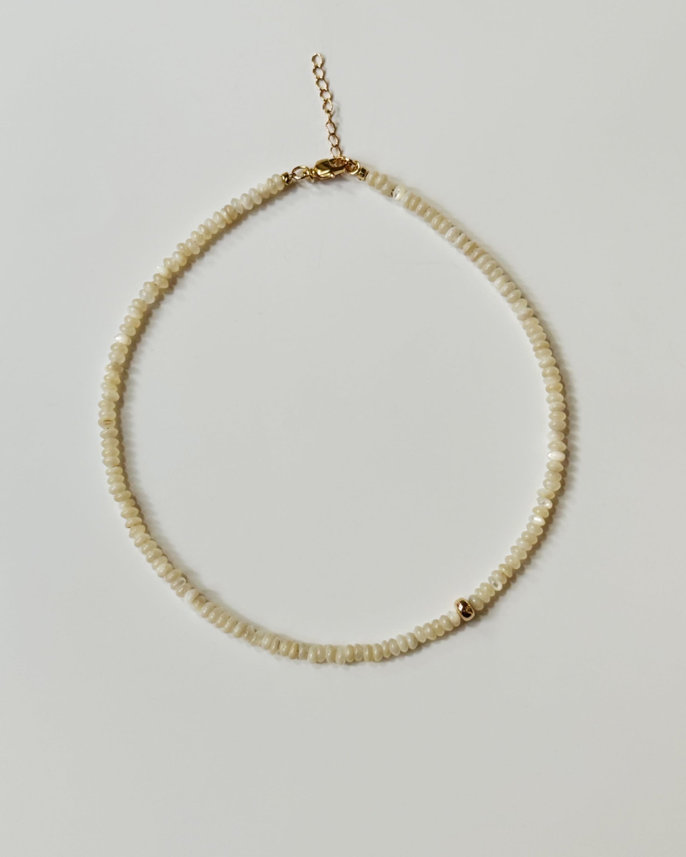Khemia Legacy - Mother of Pearl Faceted Choker