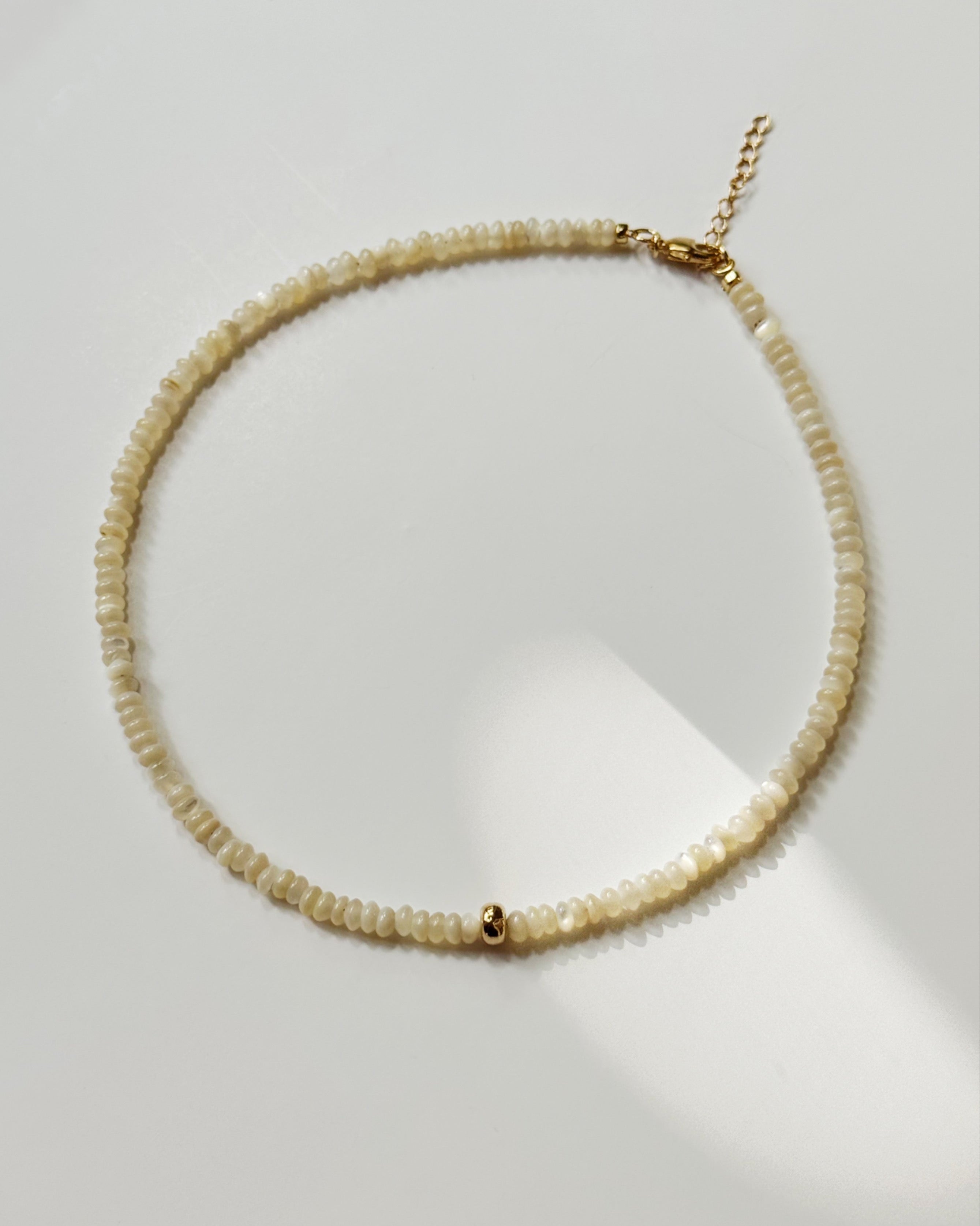 Khemia Legacy - Mother of Pearl Faceted Choker