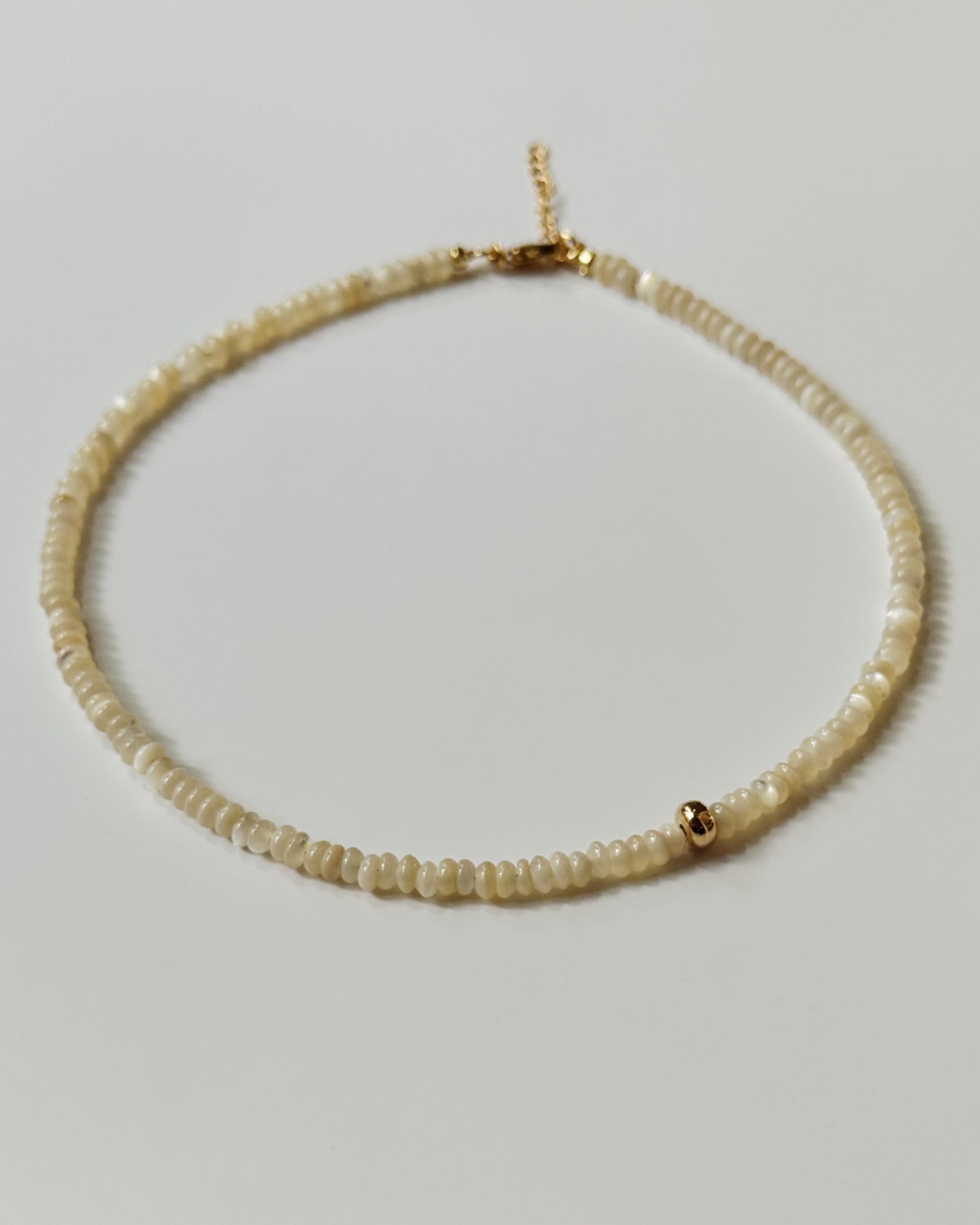 Khemia Legacy - Mother of Pearl Faceted Choker