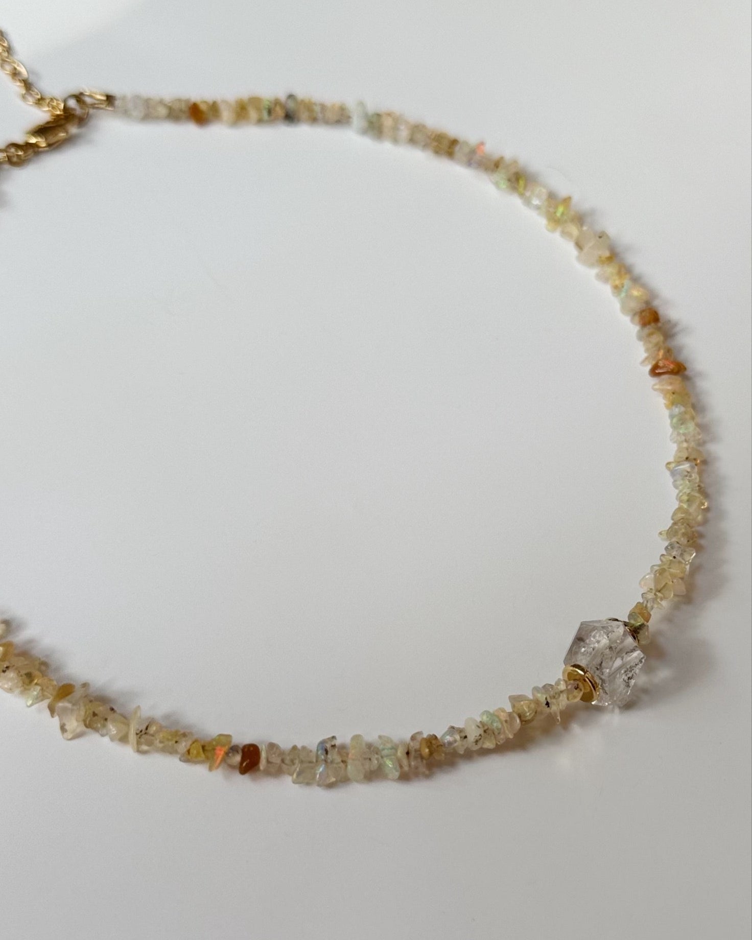 Khemia Legacy - African Opal Herkimer Diamond Choker