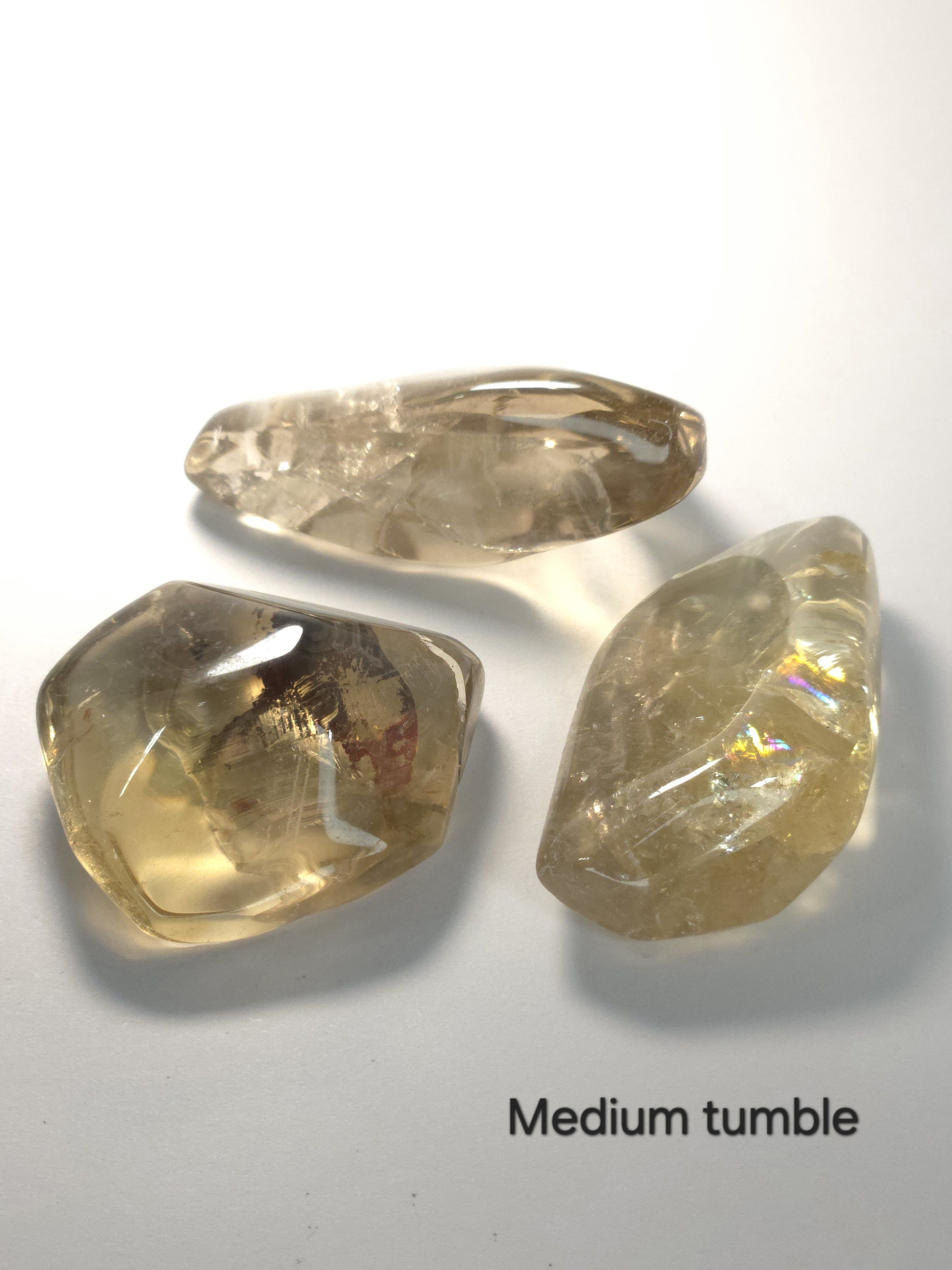 Citrine Tumbles For Joy, Drive and Abundance