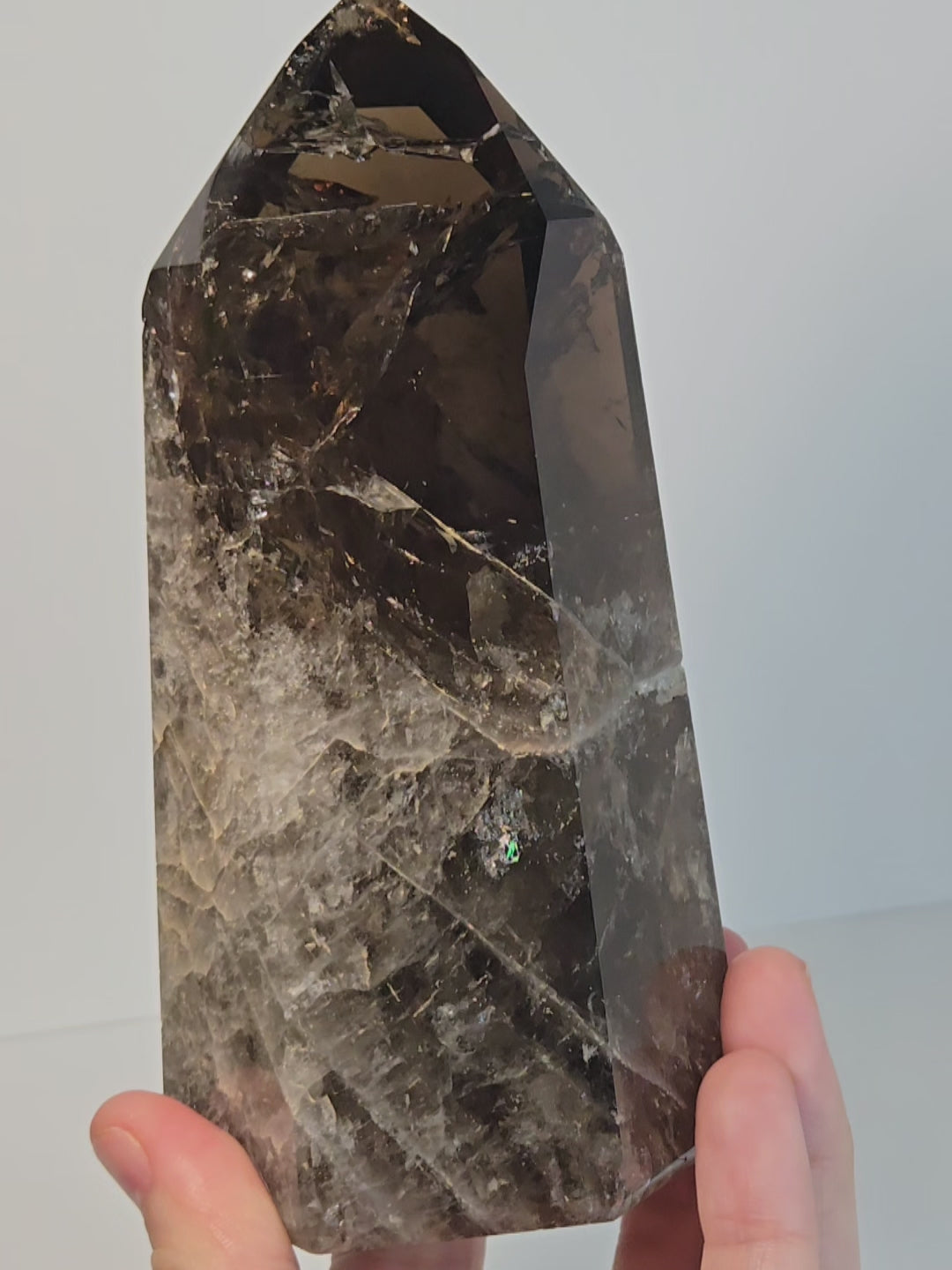 Smoky Quartz Crystal Points for grounding and energy transmutation