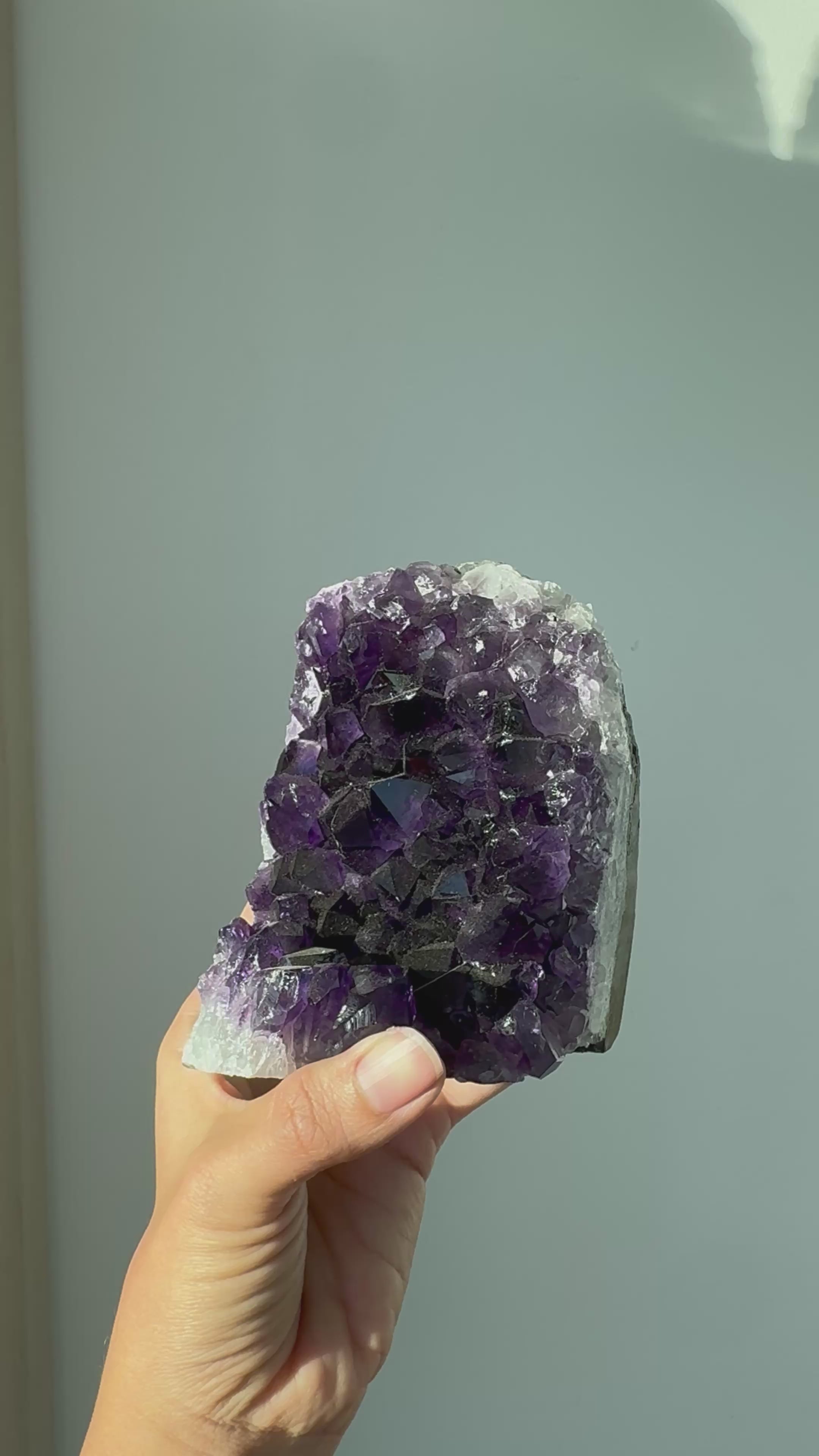 Amethyst Cave for Stress Relief, Protection and Energetic Harmony